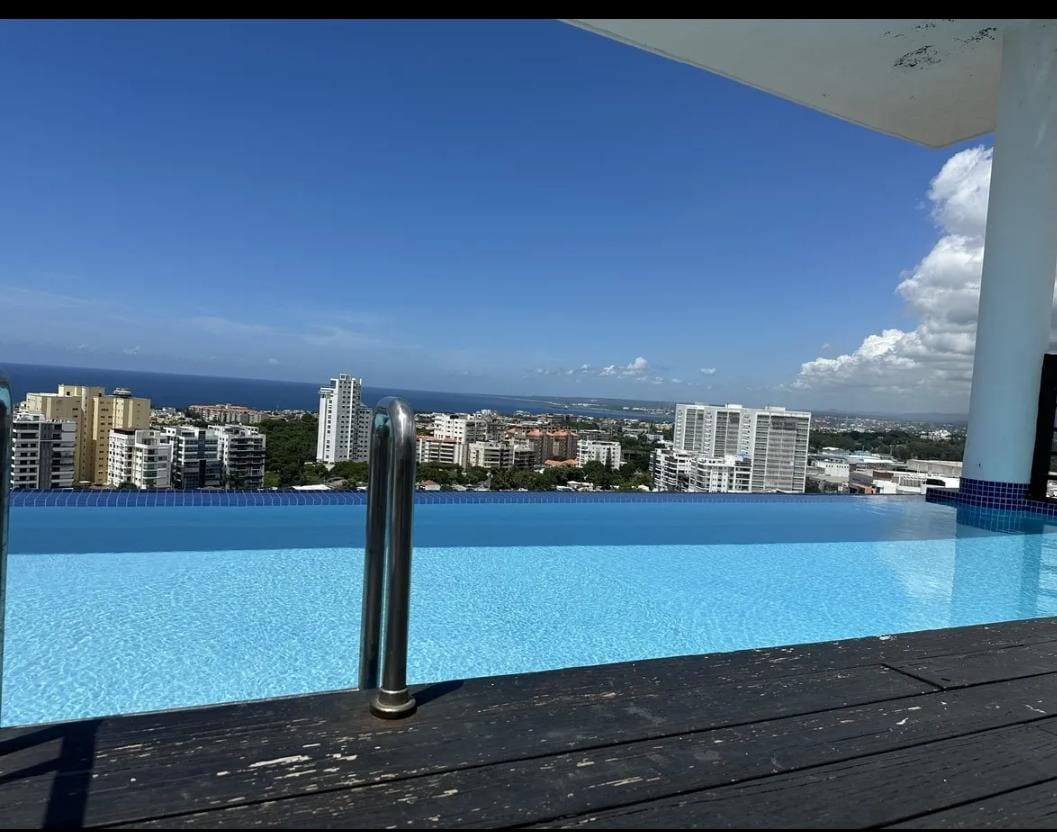 apartamentos - Los Cacicazgos Apartamento en Piso Alto Excelente vista al mar, amueblado