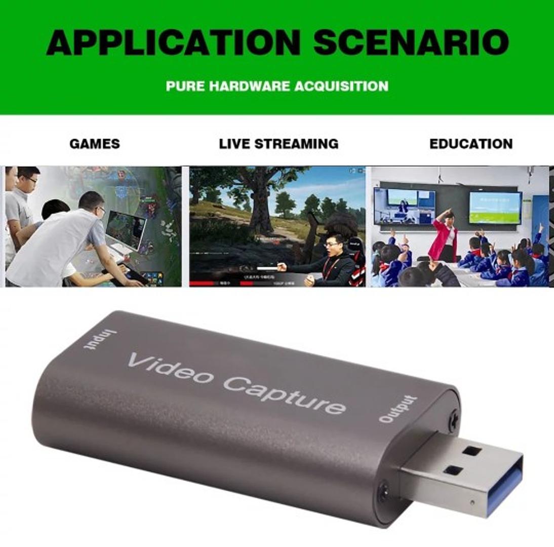 accesorios para electronica - Capturadora de vídeo HDMI a USB 3.0. 2