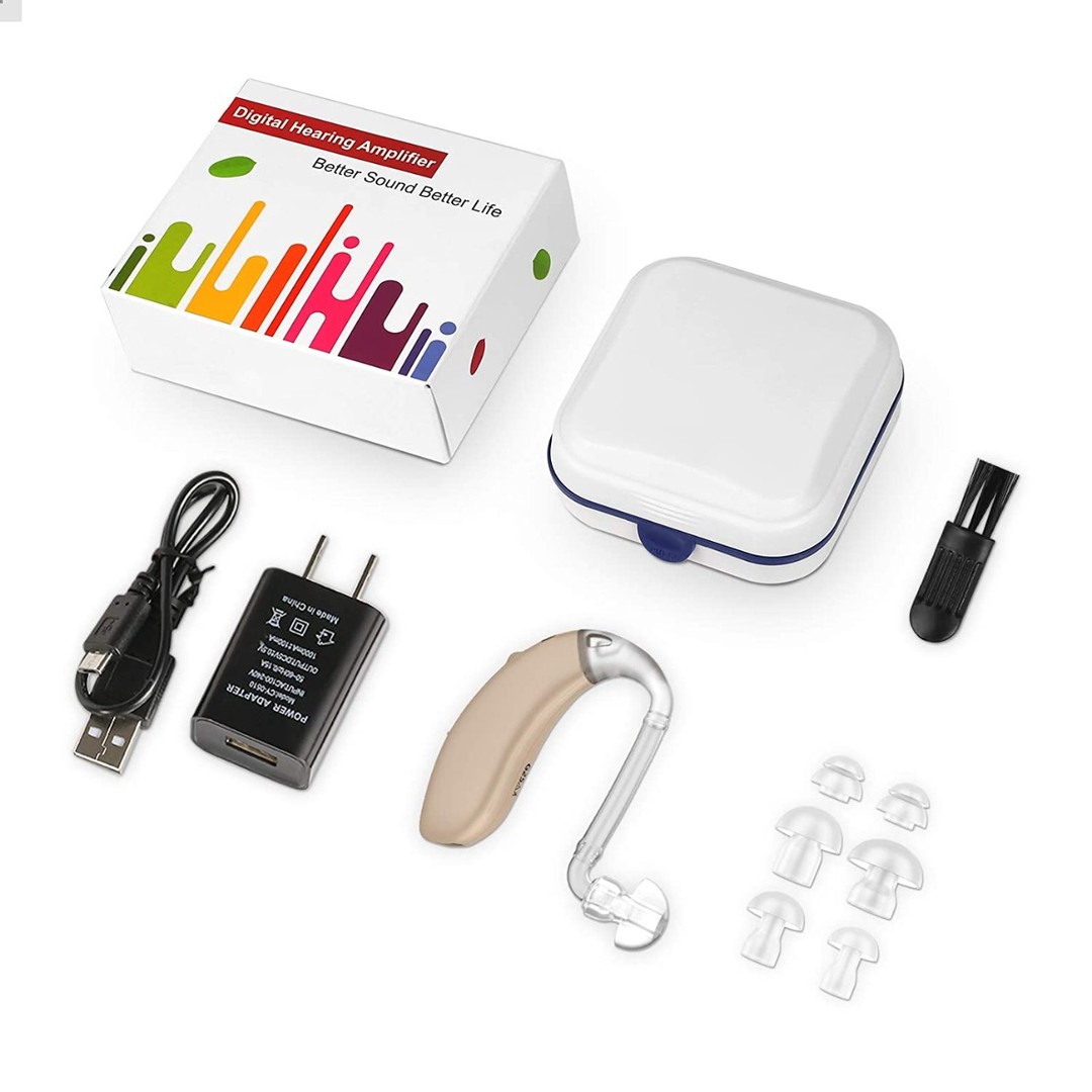 equipos profesionales - Aparato auditivo Protesis de audio para sordo Audifono Amplificador de sonido 8