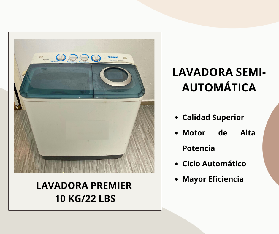 electrodomesticos - LAVADORA PREMIER 10KG/22LBS 0