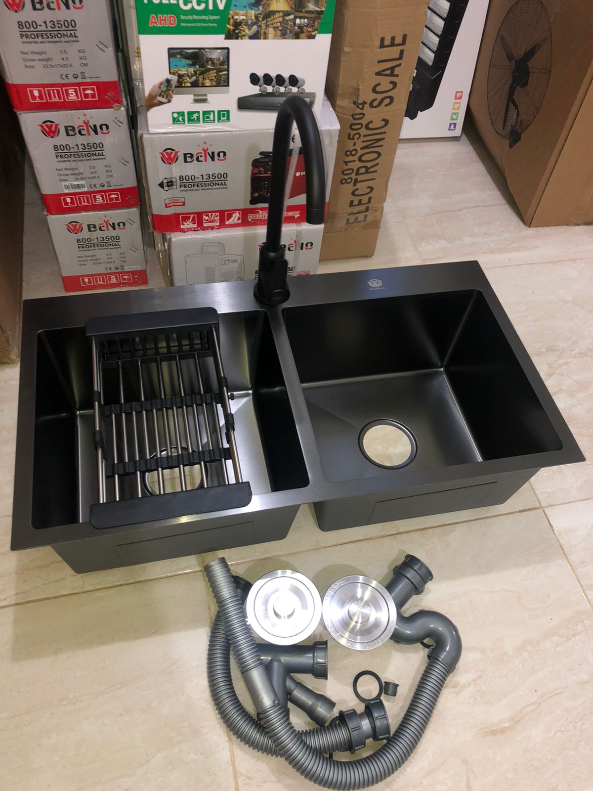cocina - Fregadero en acero inoxidable 