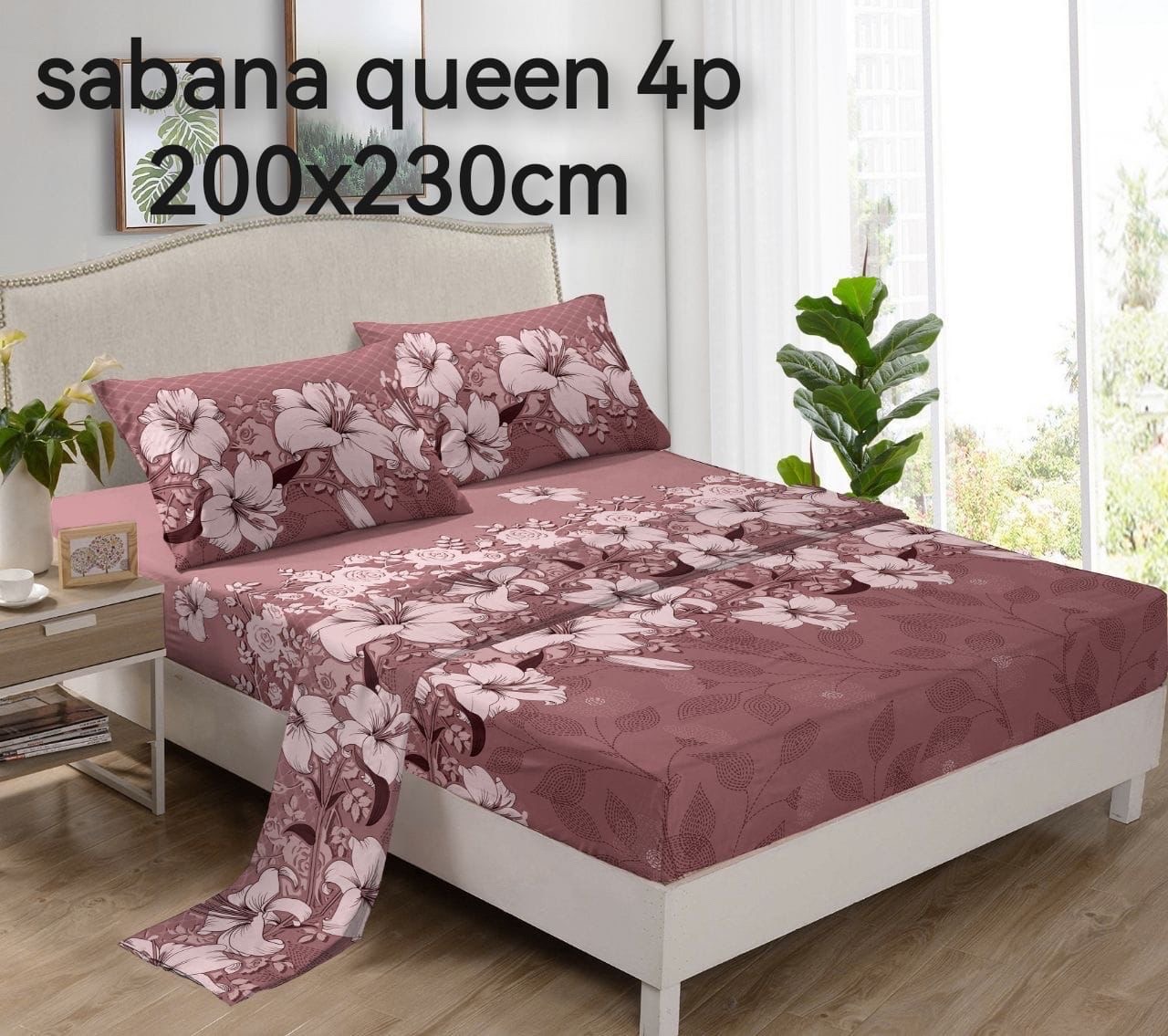 muebles y colchones - juego de sabana 4 piezas 
para cama de 60  6