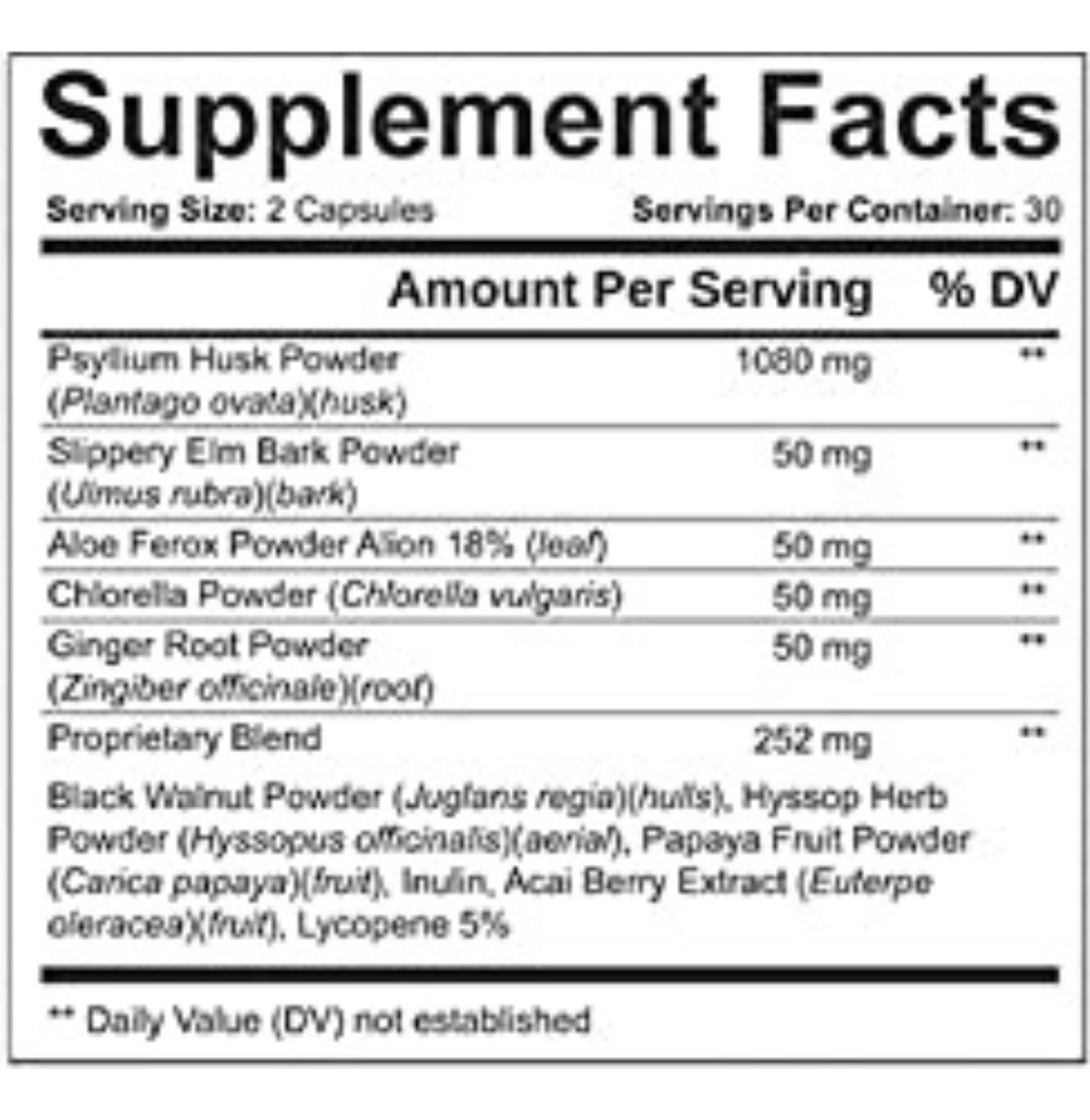 Salud y Equipamiento Médico - Nutracreek Psyllium 60 Cápsulas - - Unidad A $2065 1