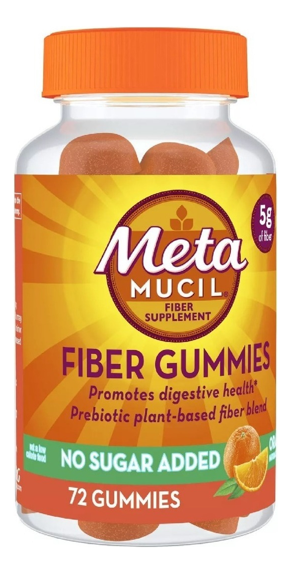 Salud y Equipamiento Médico - Metamucil Suplemento De Fibra 72 Gomas Sin Azúcar 5g 1