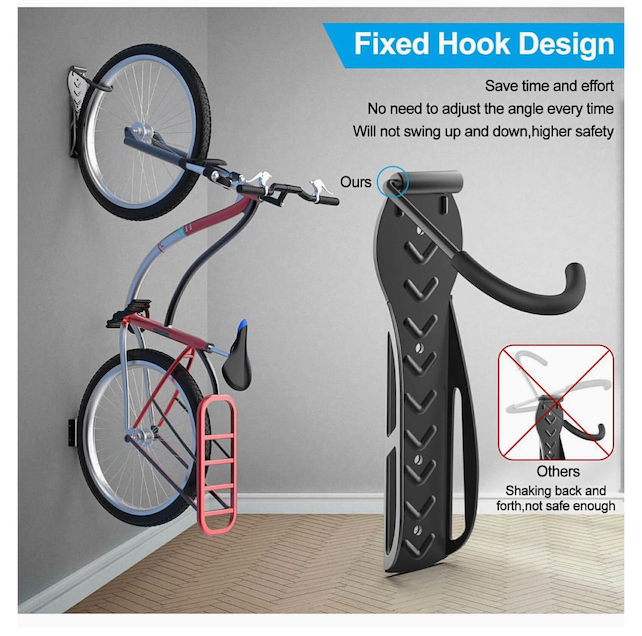 bicicletas y accesorios - Rack para colgar bicicleta a la pared  3