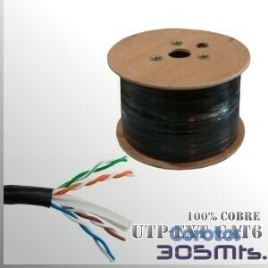 computadoras y laptops - Cable De Red Venlogic Cat 6 – Exteriores 1000 Pies (304.8 Mts)
