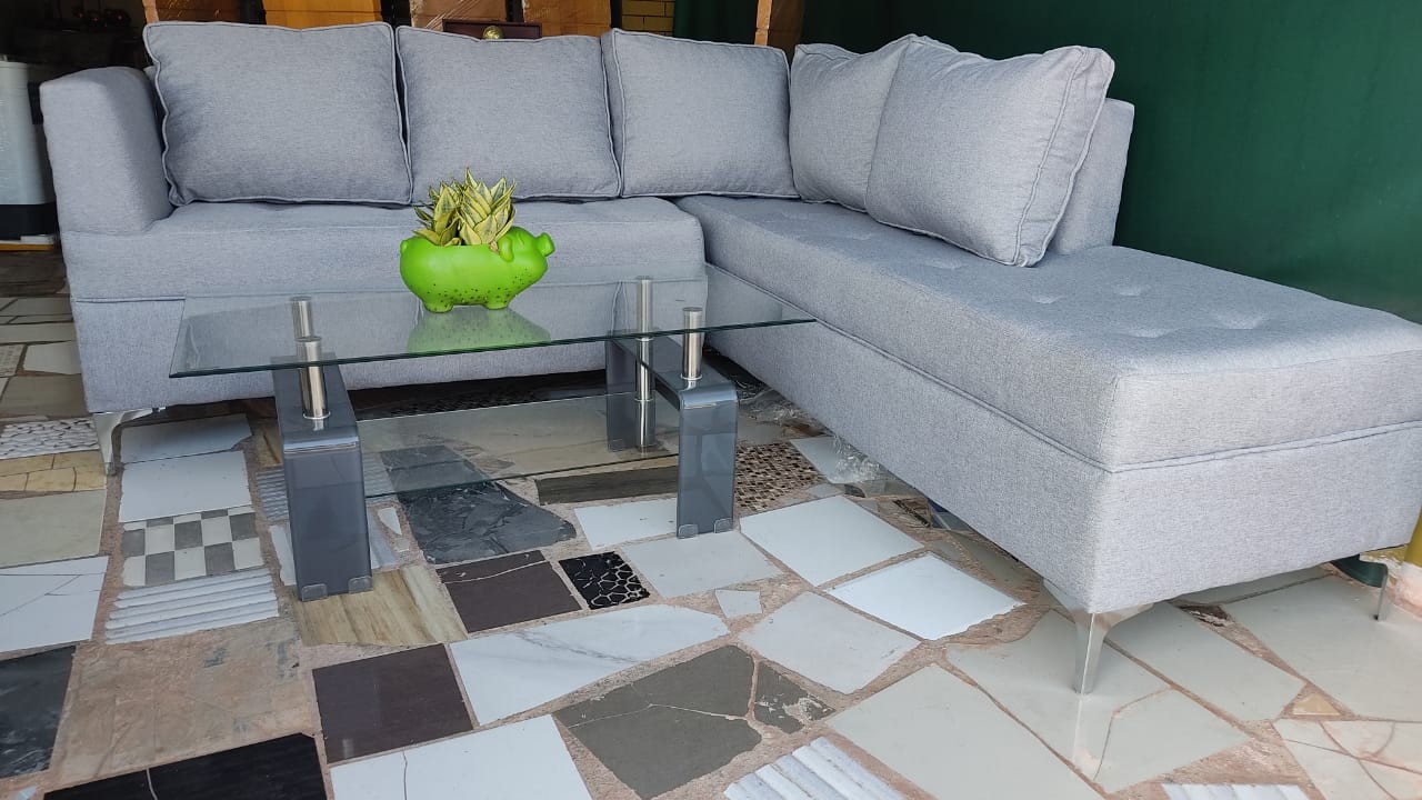 muebles y colchones - sofa tipo L moderno 1