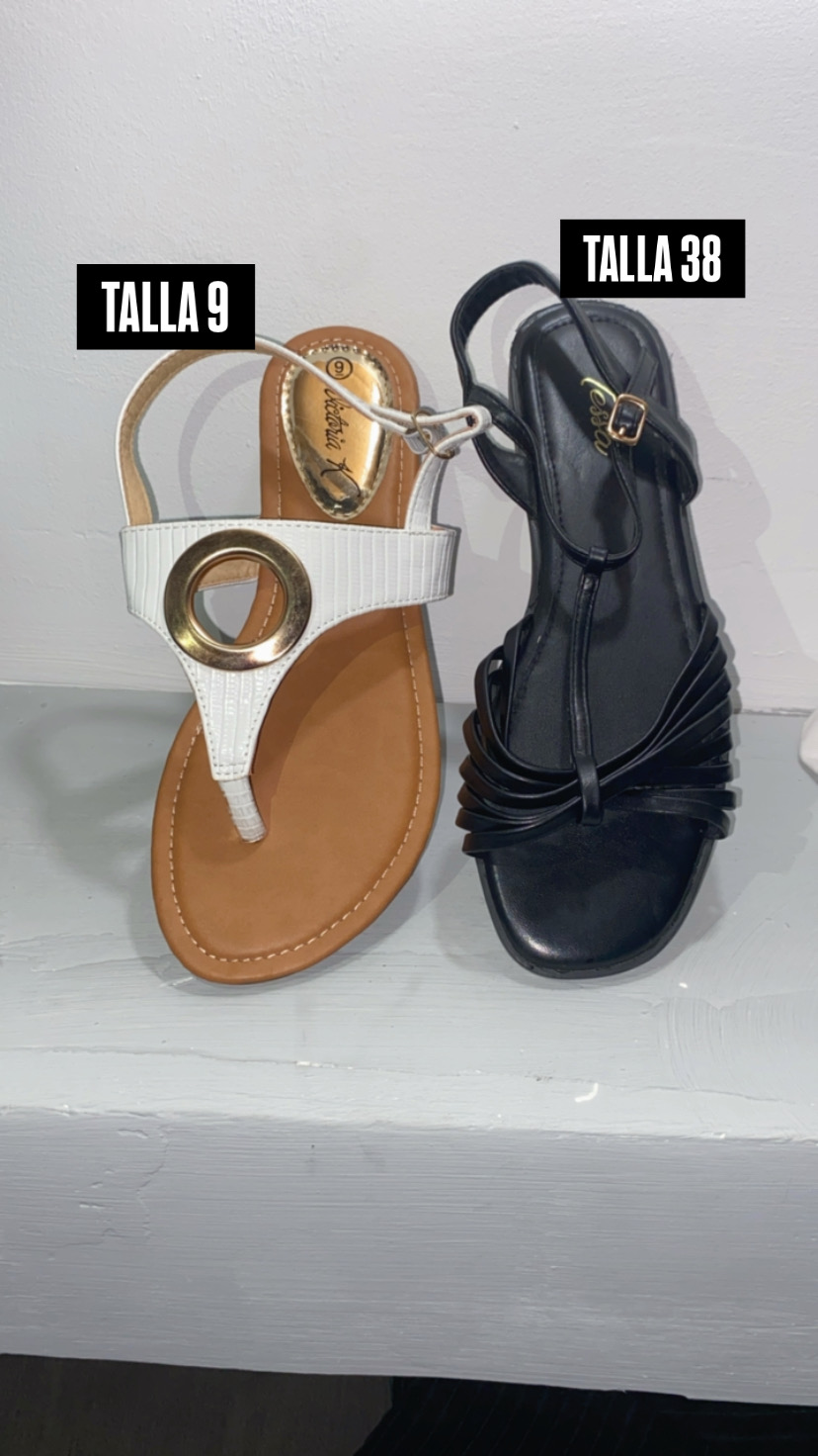 zapatos para mujer - Vendo sandalias disponibles para damas  1