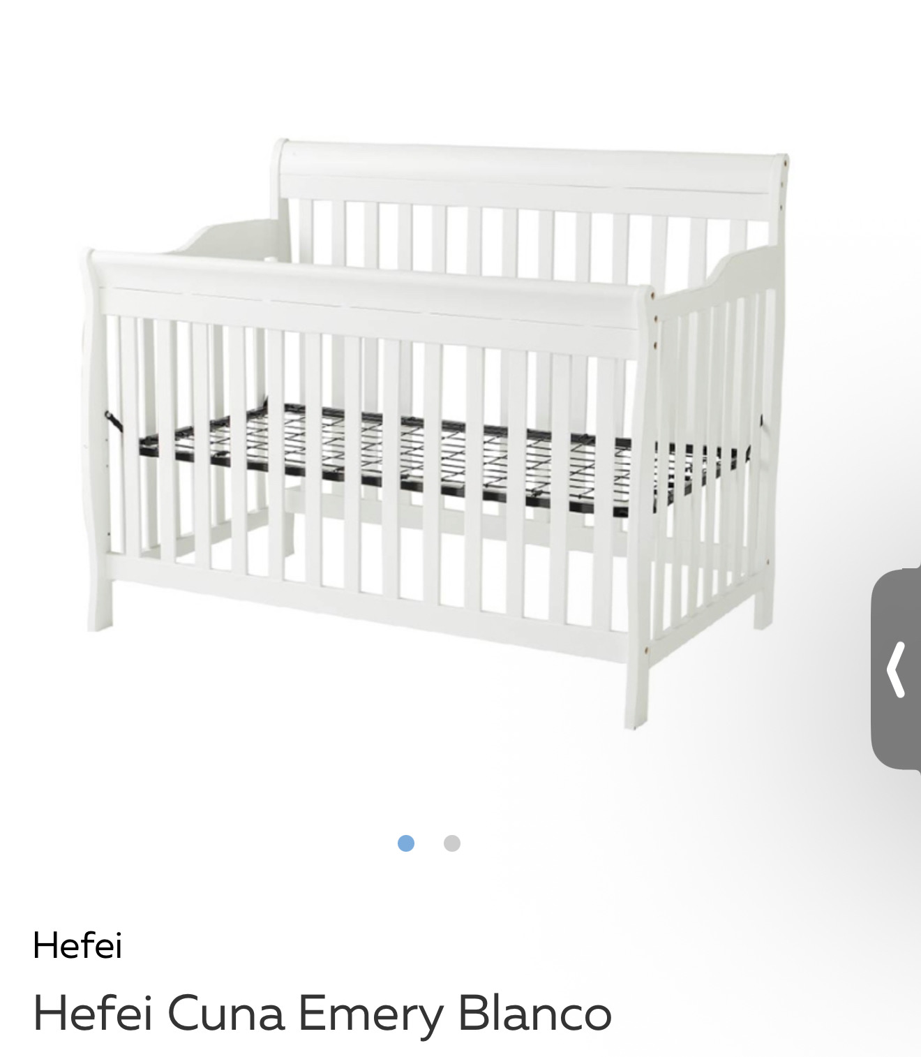 muebles - Cuna Hefei Emery – Elegancia y confort para tu bebé 👶🤍 0