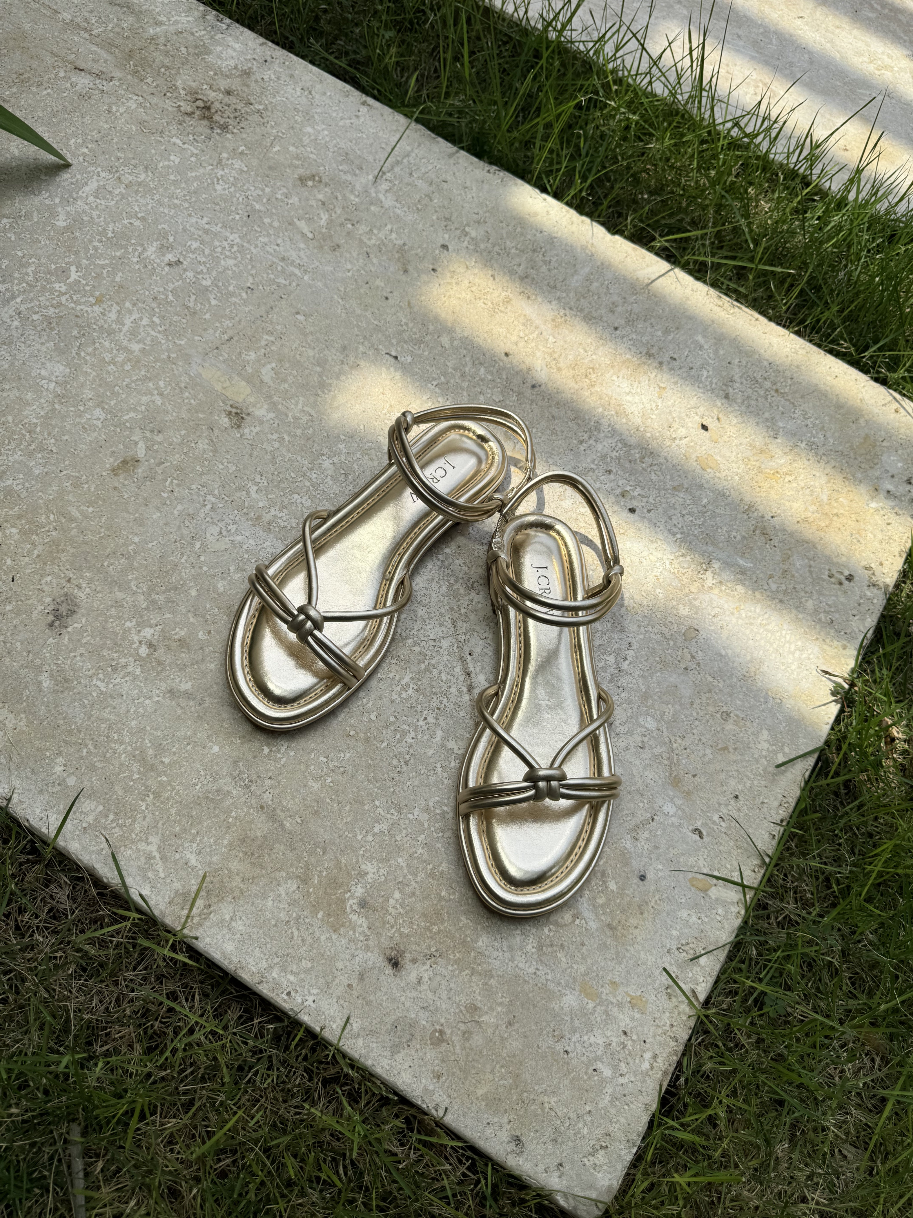 zapatos para mujer - Sandalias J.Crew Doradas 1