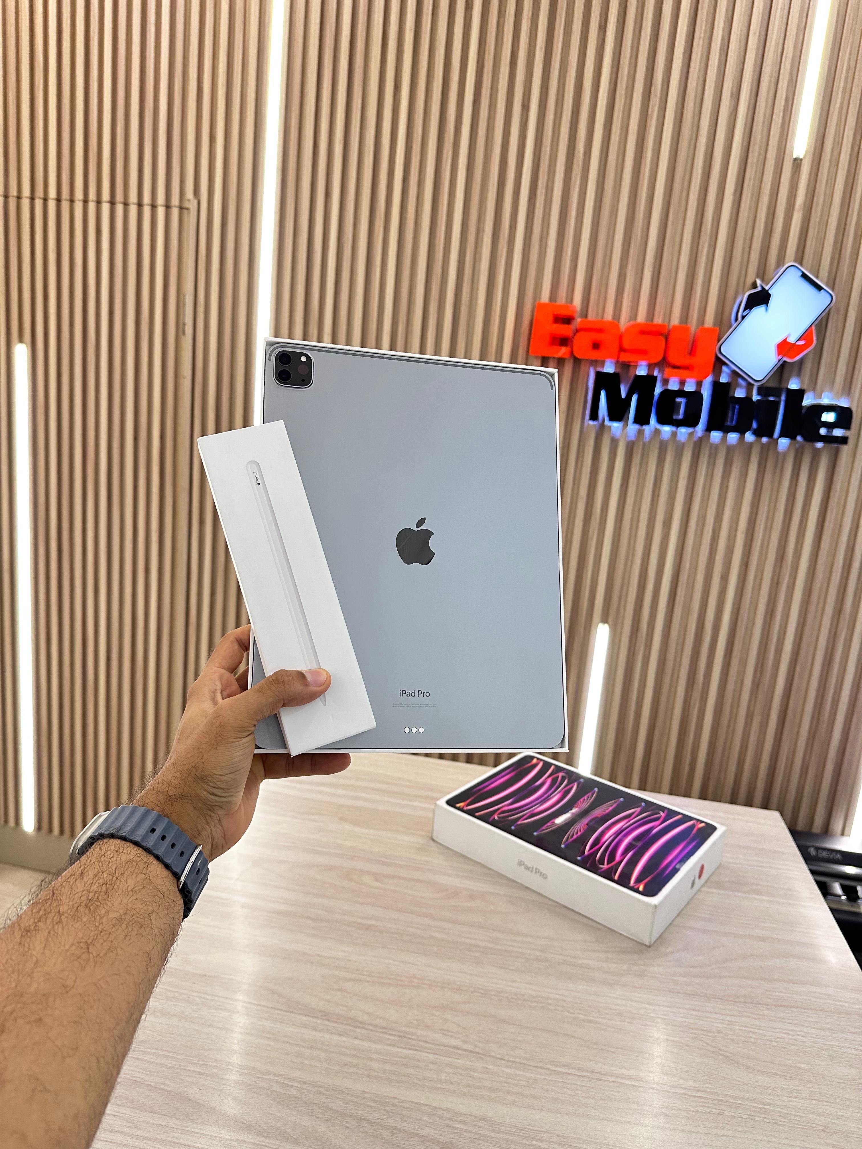 celulares y tabletas - iPAD PRO 12.9” M2 y PECIL OPEN BOX 