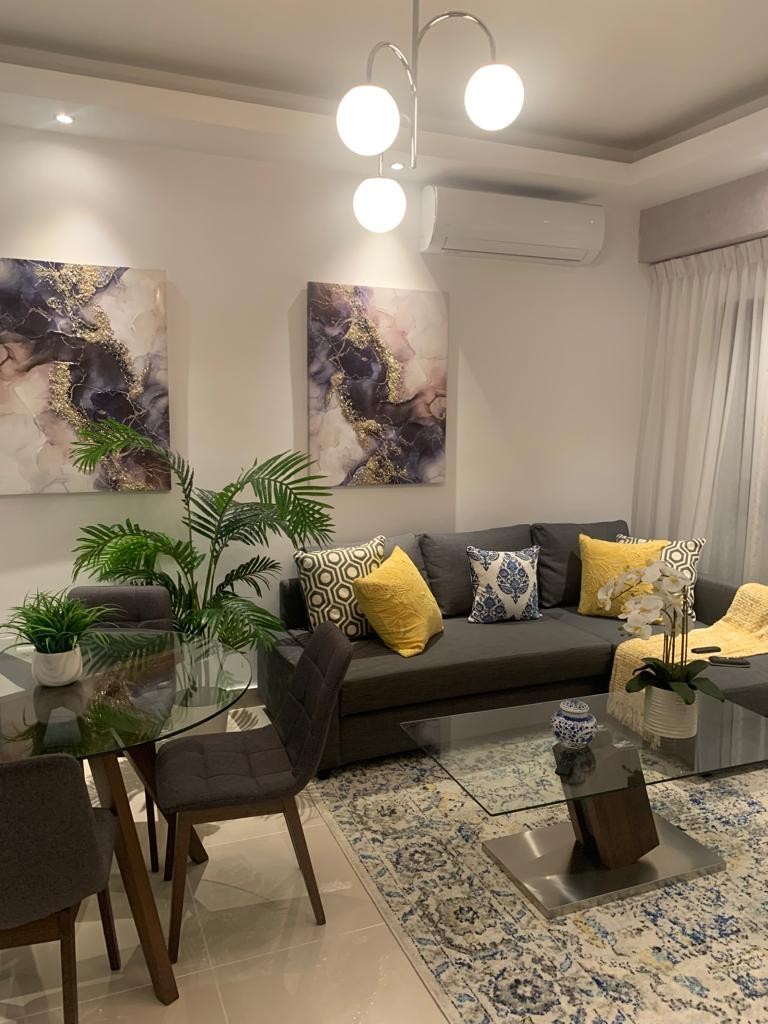 apartamentos - ALQUILER DE APARTAMENTO AMUEBLADO  EN EL EVARISTO MORALES  0