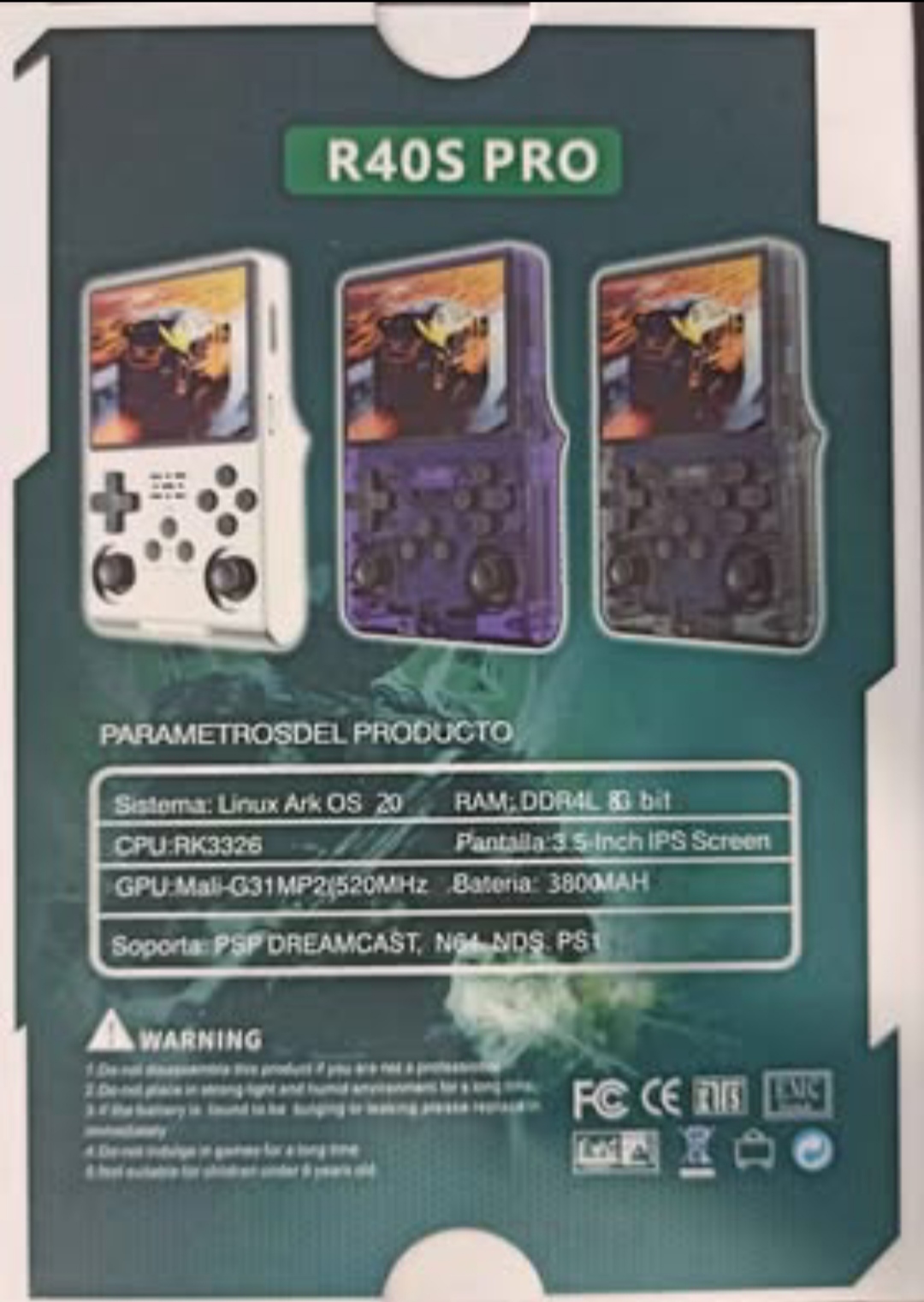 consolas y videojuegos - Consola Retro Palm Games R40s Pro 1