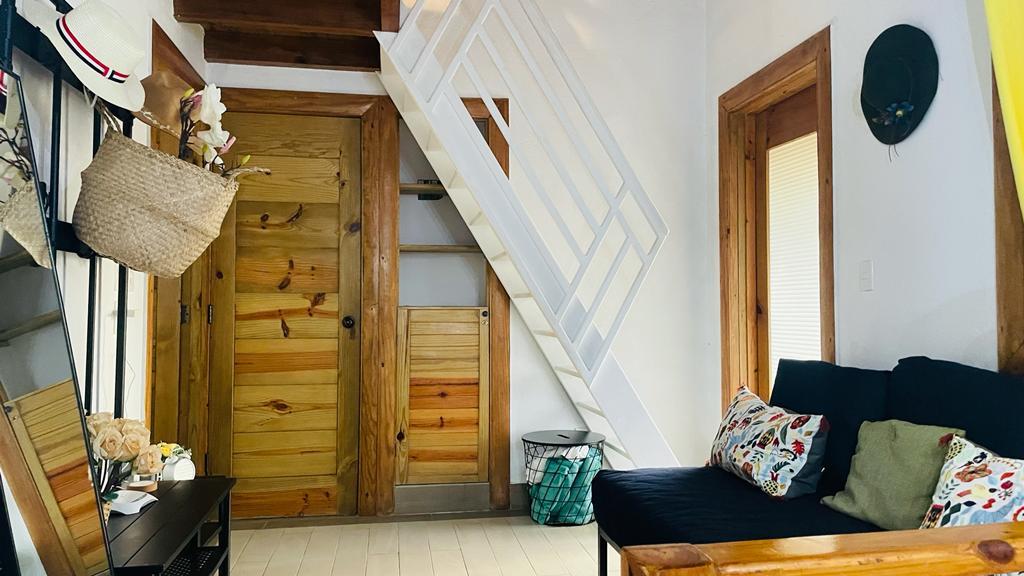 casas vacacionales y villas - Casa en Jarabacoa con jacuzzi en complejo cerrado  7