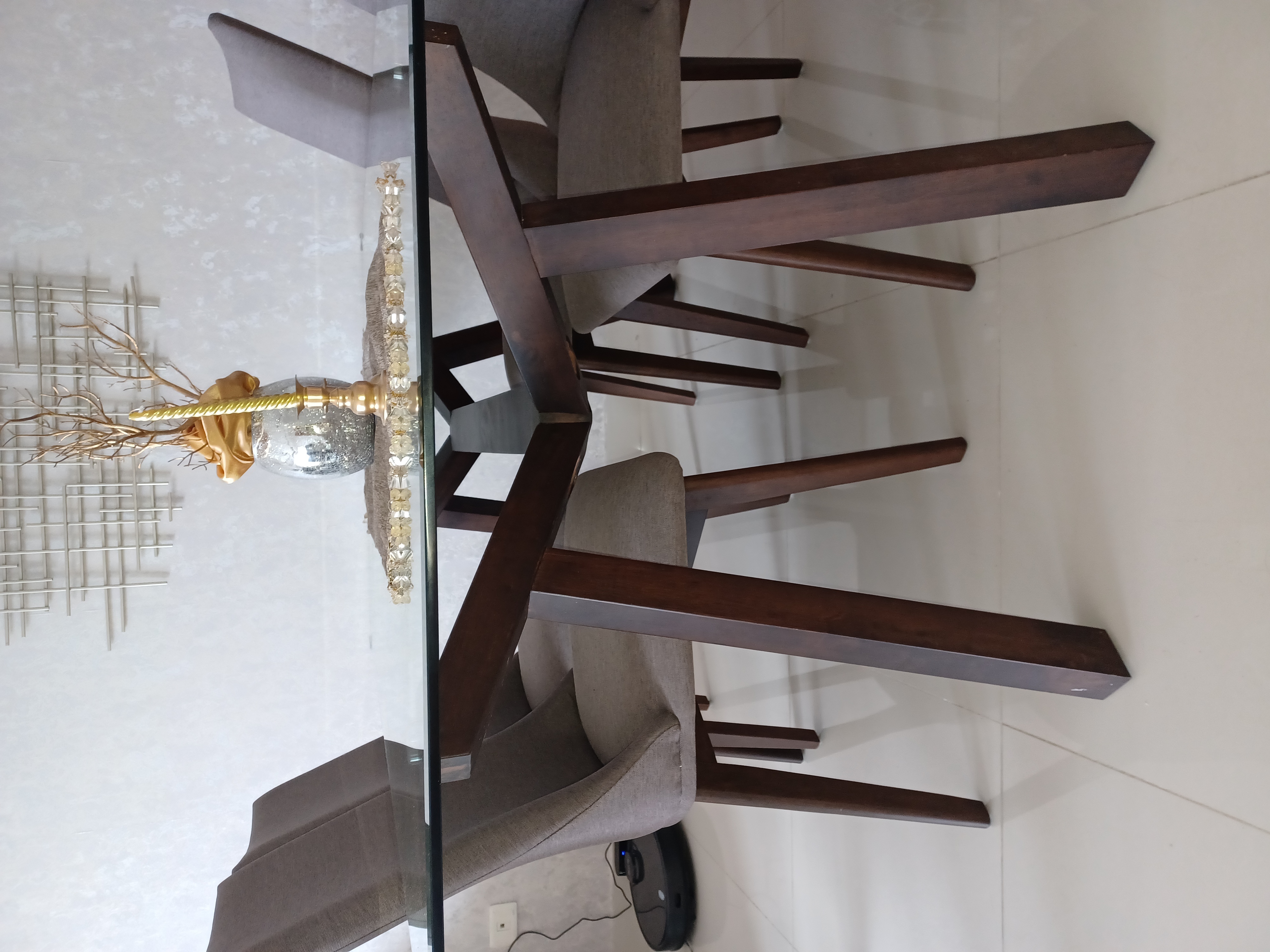 muebles y colchones - Juego de comedor moderno y elegante de 6 puestos 1