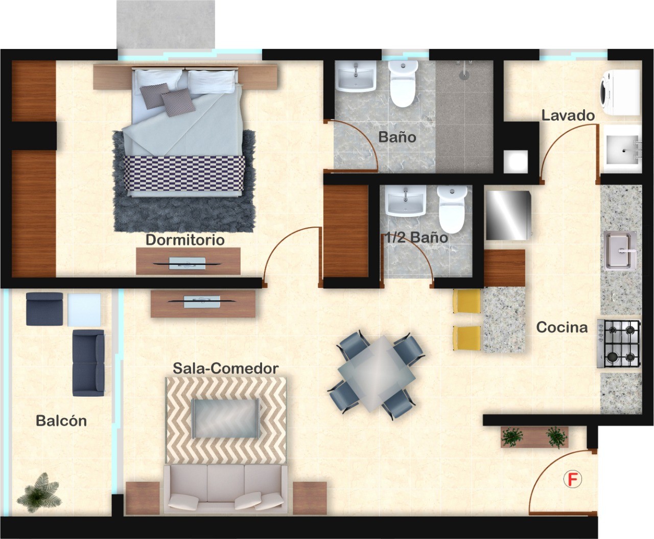 apartamentos - Proyecto de apartamentos en Evaristo Morales 4