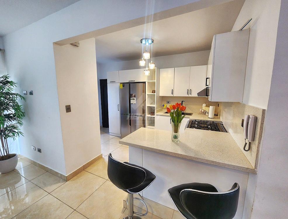 apartamentos - MODERNO AMUEBLADO ESTRENAR PISCINA Y GIMNASIO PROXIMO HISPANOAMERICANA STGO. 4