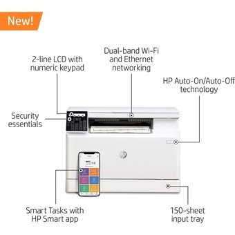 impresoras y scanners - MULTIFUNCIONAL LASER A COLOR HP LASERJET PRO PRINTER,SCANER,COPIA,-WI-FI ,LAN   1
