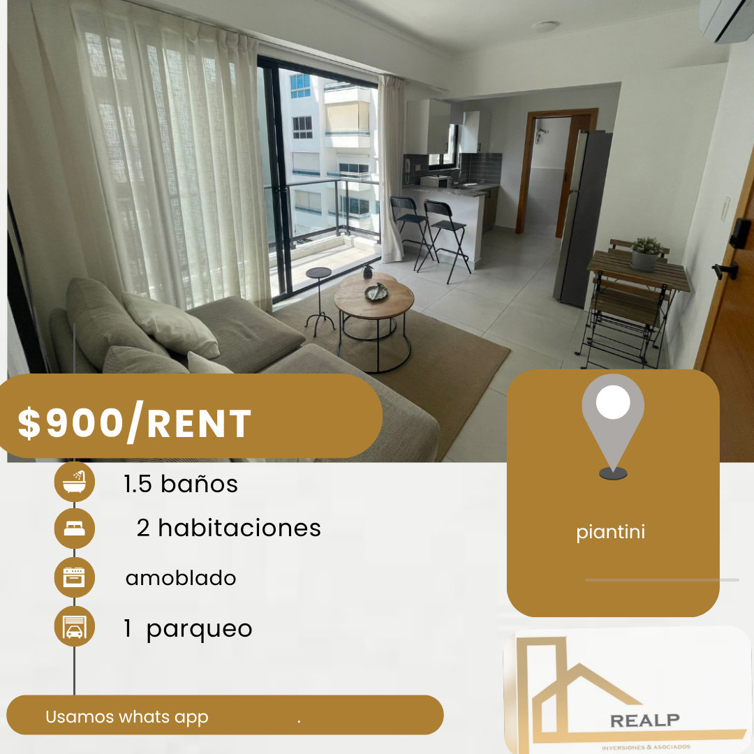 apartamentos - hermoso apartamento en piatini  0