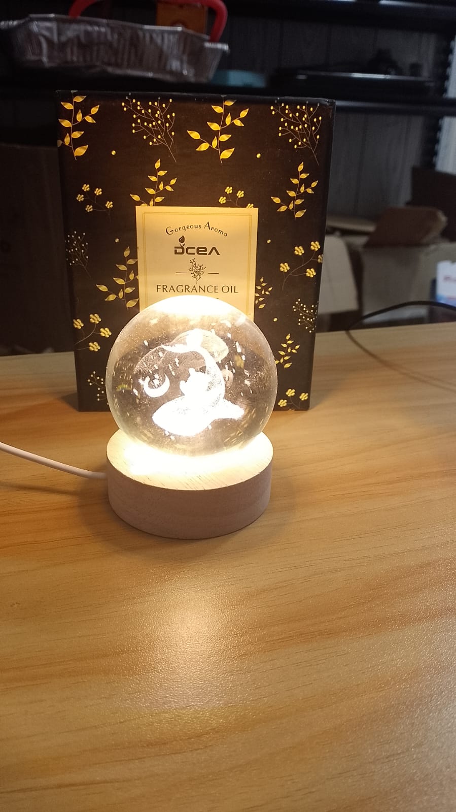 decoración y accesorios - LAMPARA VIA LACTEAS DE CRISTAL IDEAL PARA DECORAR 2