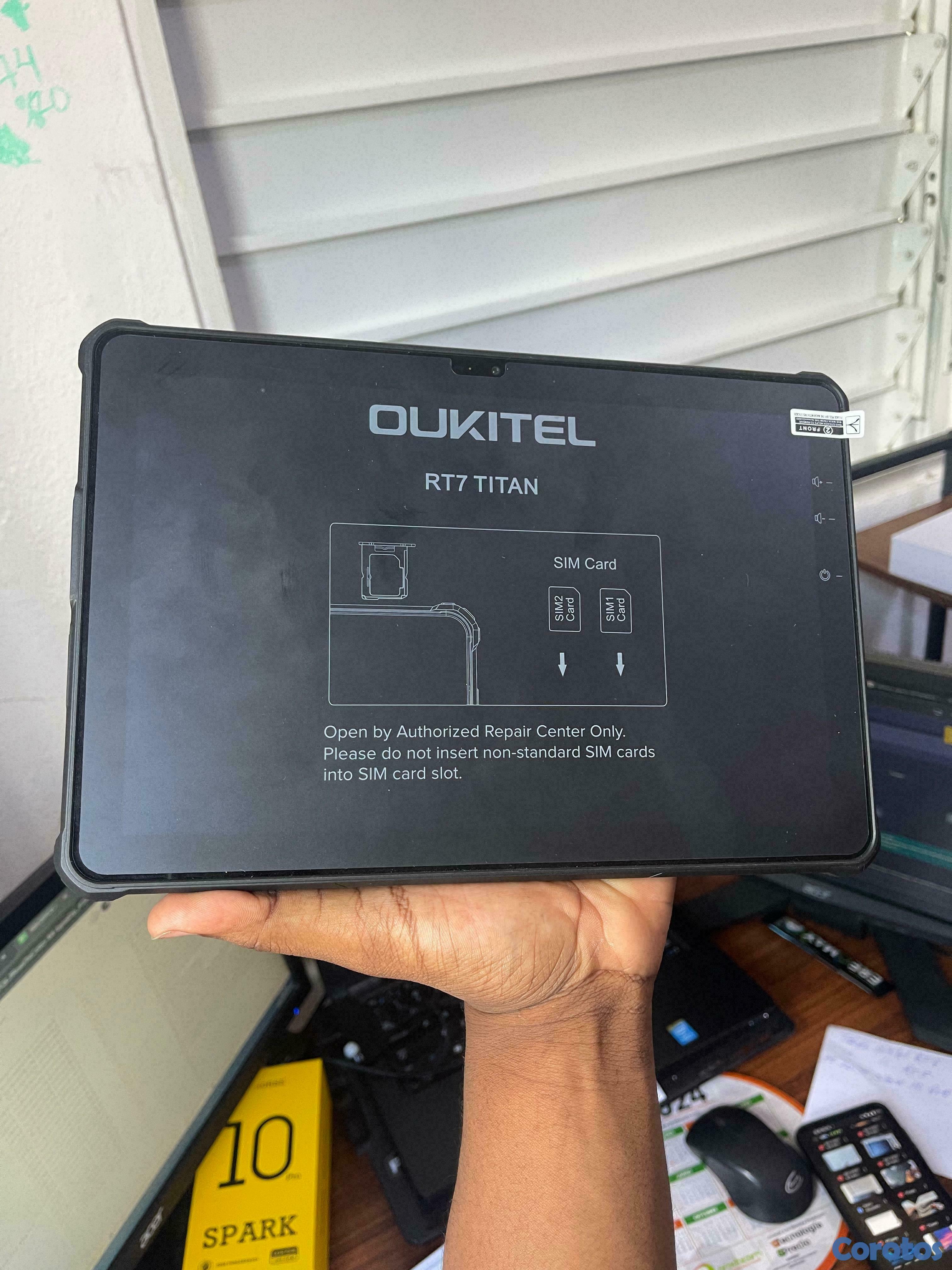 celulares y tabletas - TABLET OUKITEL R7 TITAN PROTECCION GRADO MILITAR. 2