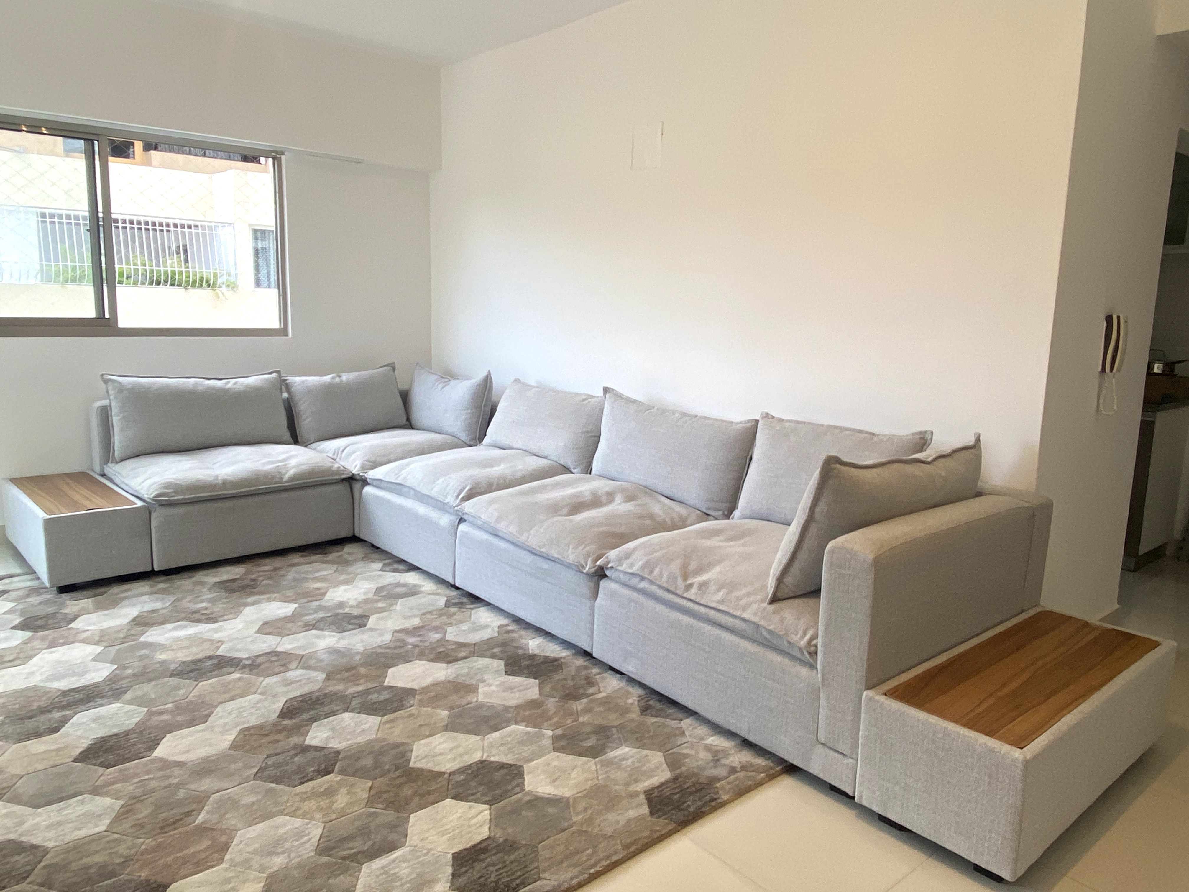 muebles y colchones - Mueble de lujo modular de plumas con almacenaje 0