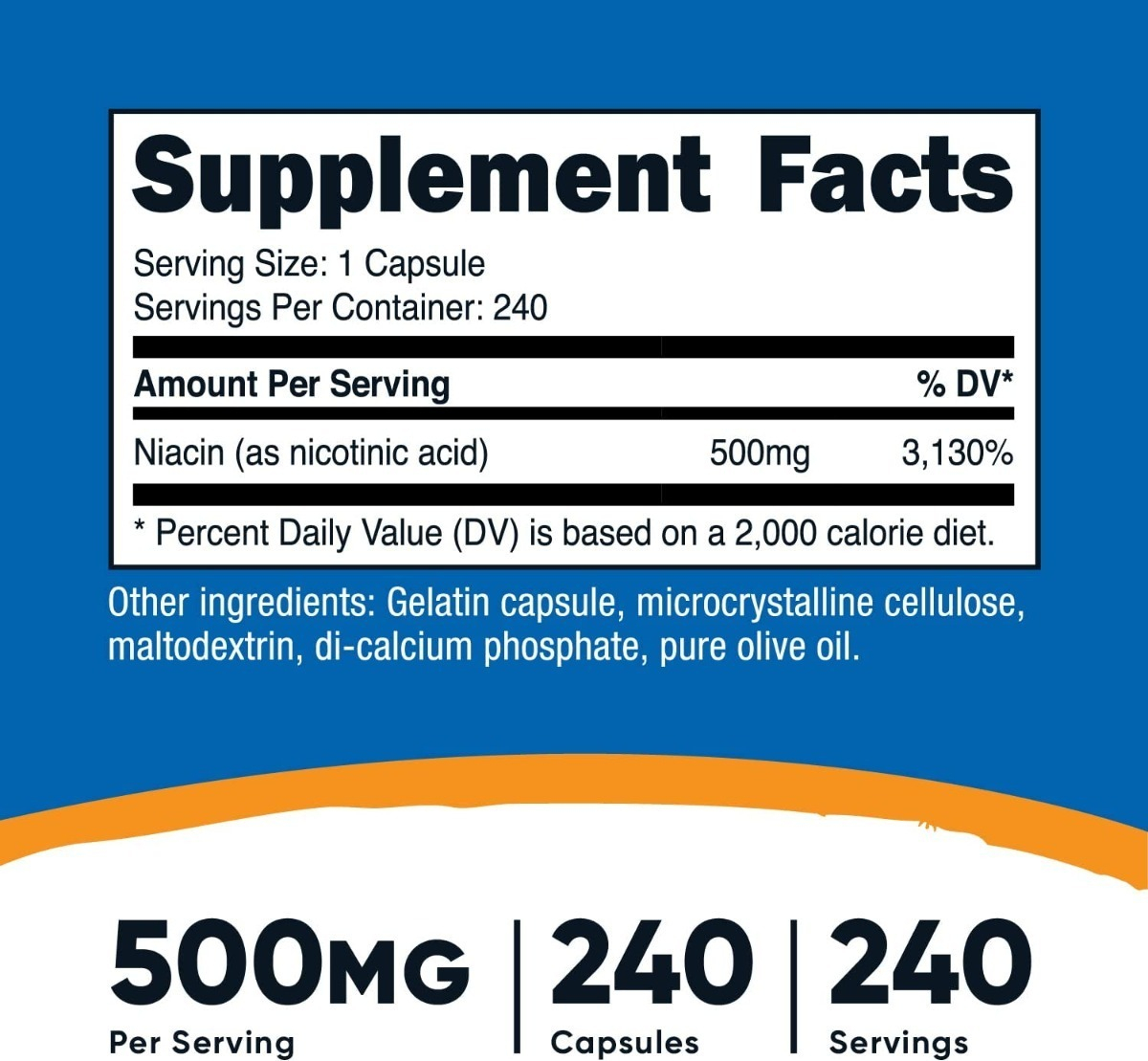 Salud y Equipamiento Médico - Suplemento Niacina Nutricost B3 4