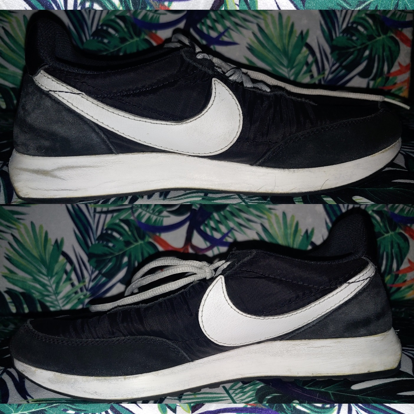 zapatos para hombre - Tenis Nike Tailwind 79 Negro-Blanco 1