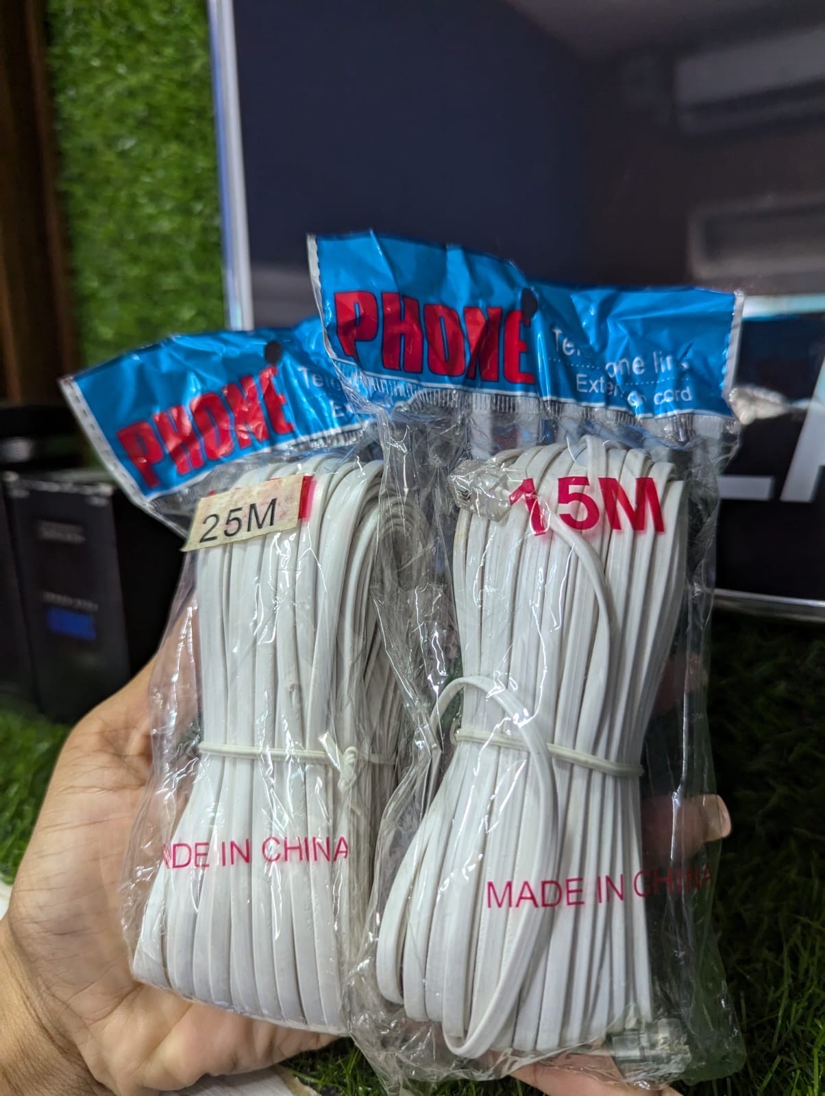 accesorios para electronica - extension para telefonos 25M extra largas  4