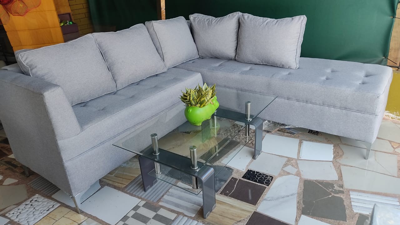 muebles y colchones - sofa tipo L moderno 2