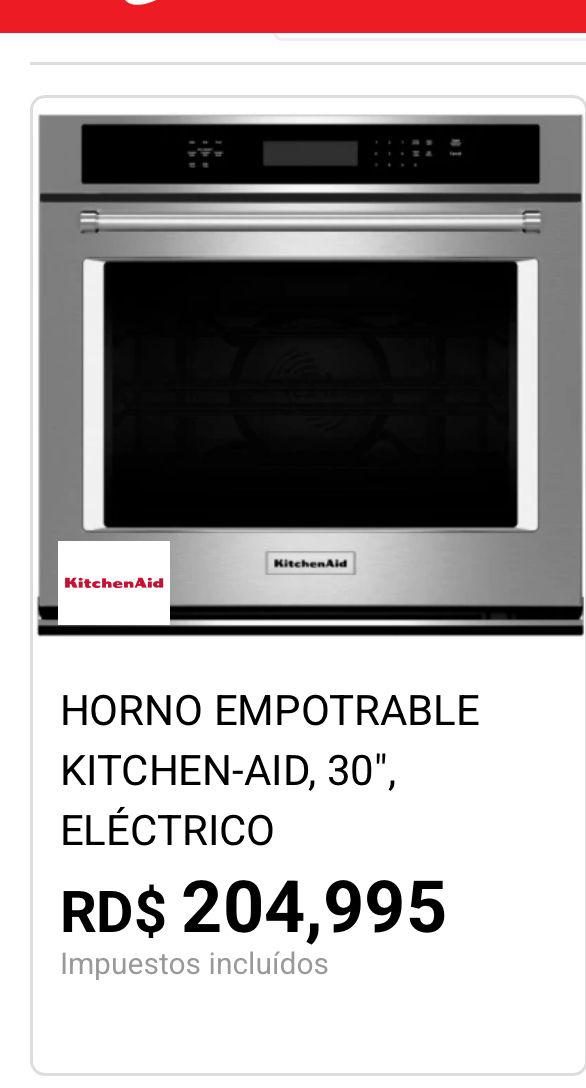 electrodomesticos - Horno Kitchen aid empotrable nuevo