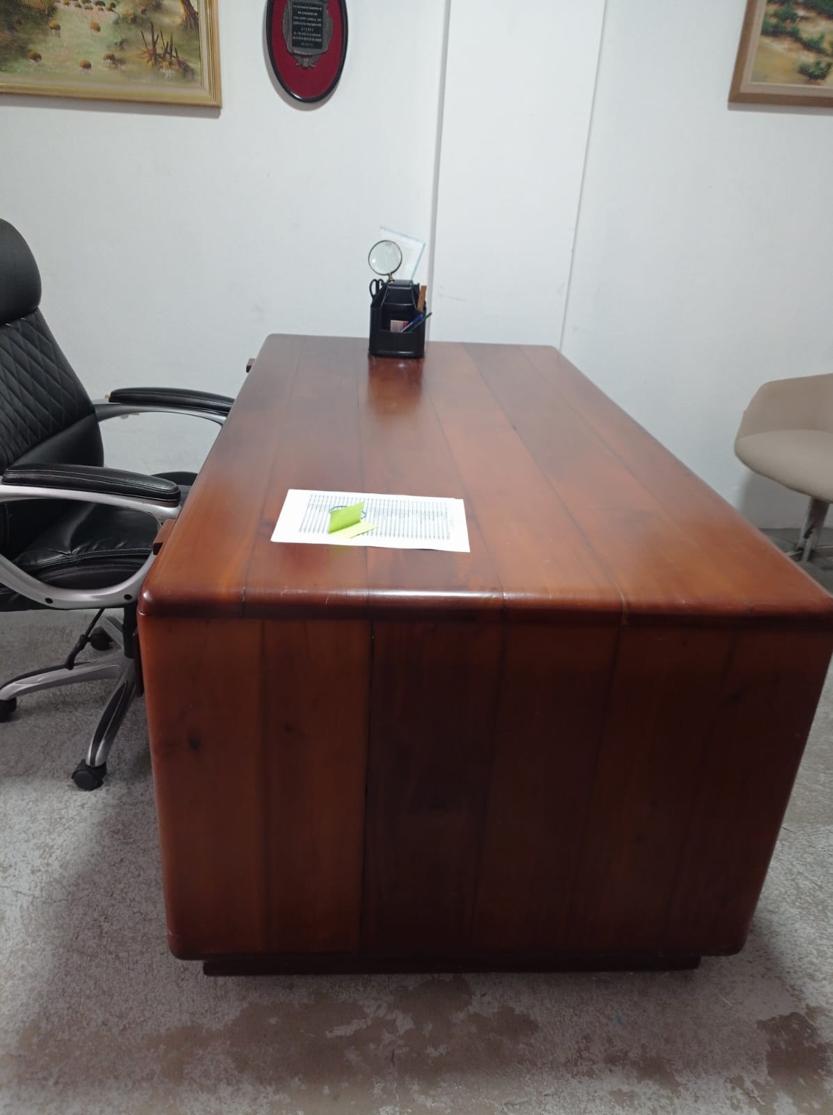 articulos de oficina - Escritorio ejecutivo en caoba 1