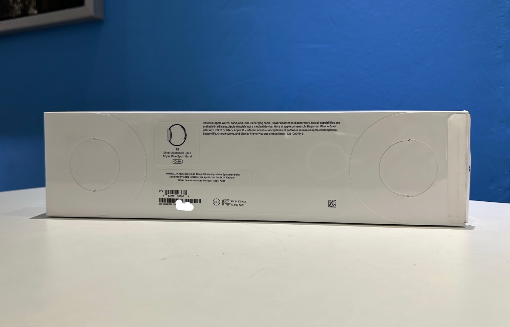 celulares y tabletas - Vendo Apple Watch SE 40mm GPS Silver Alum - Abyss Blue Sellado RD$ 16,500 NEG
