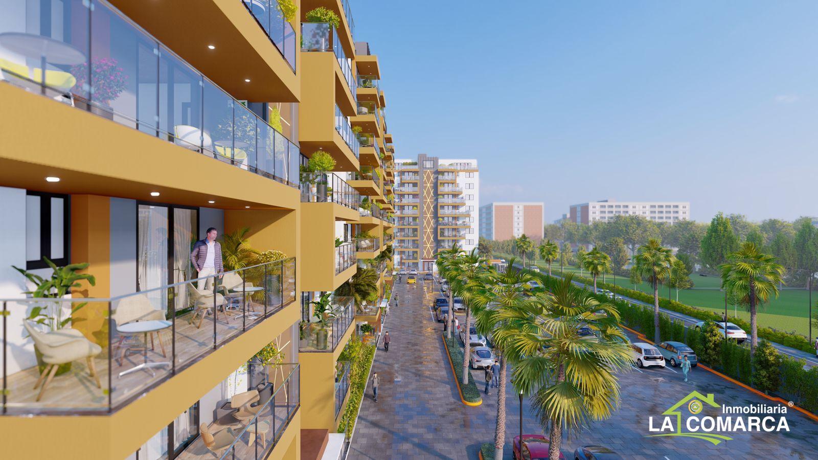 apartamentos - Torre de Apartamento Ave Hispanoamericana Santiago  Bella Palma 1