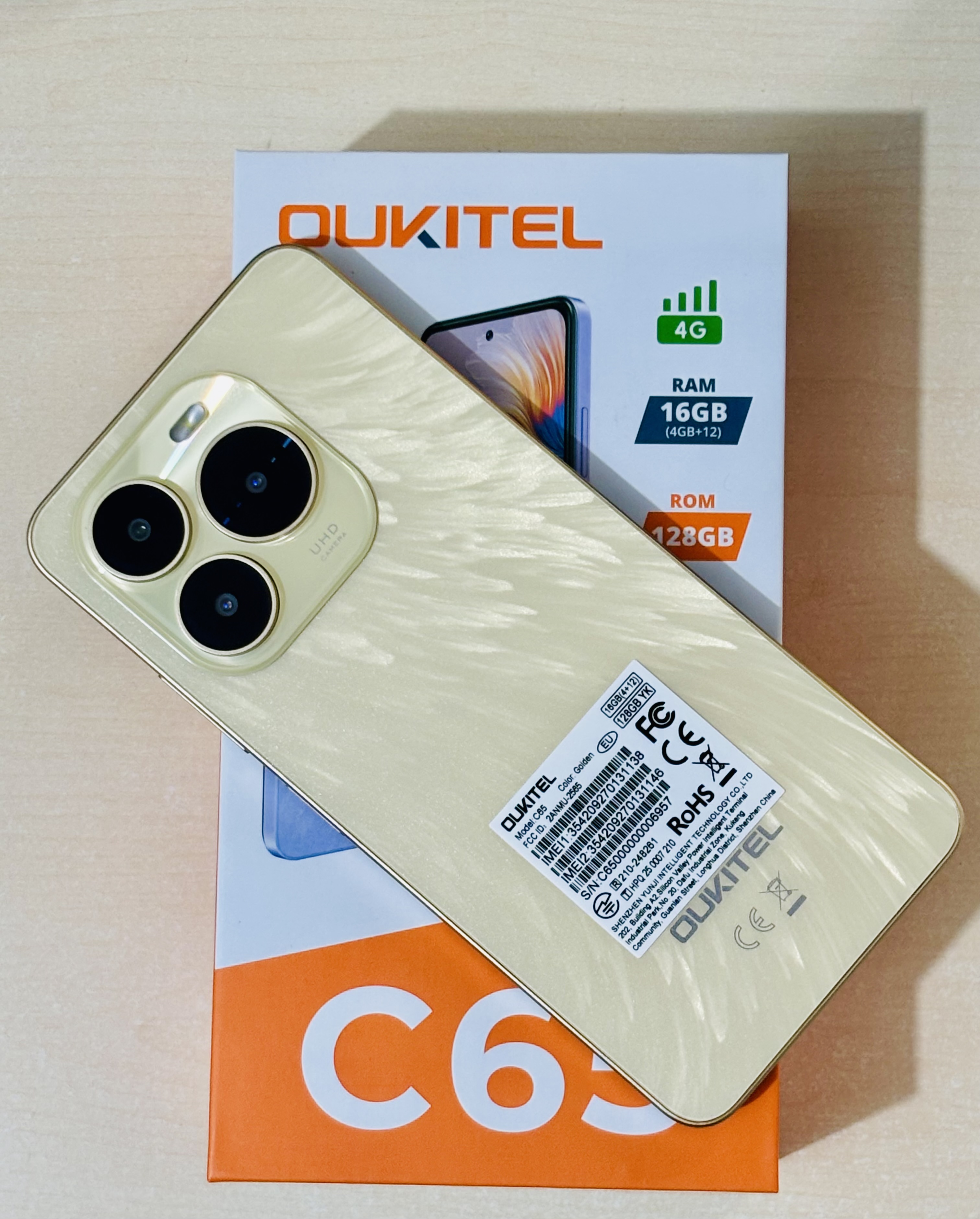 celulares y tabletas - Oukitel C65 50 megapixeles 