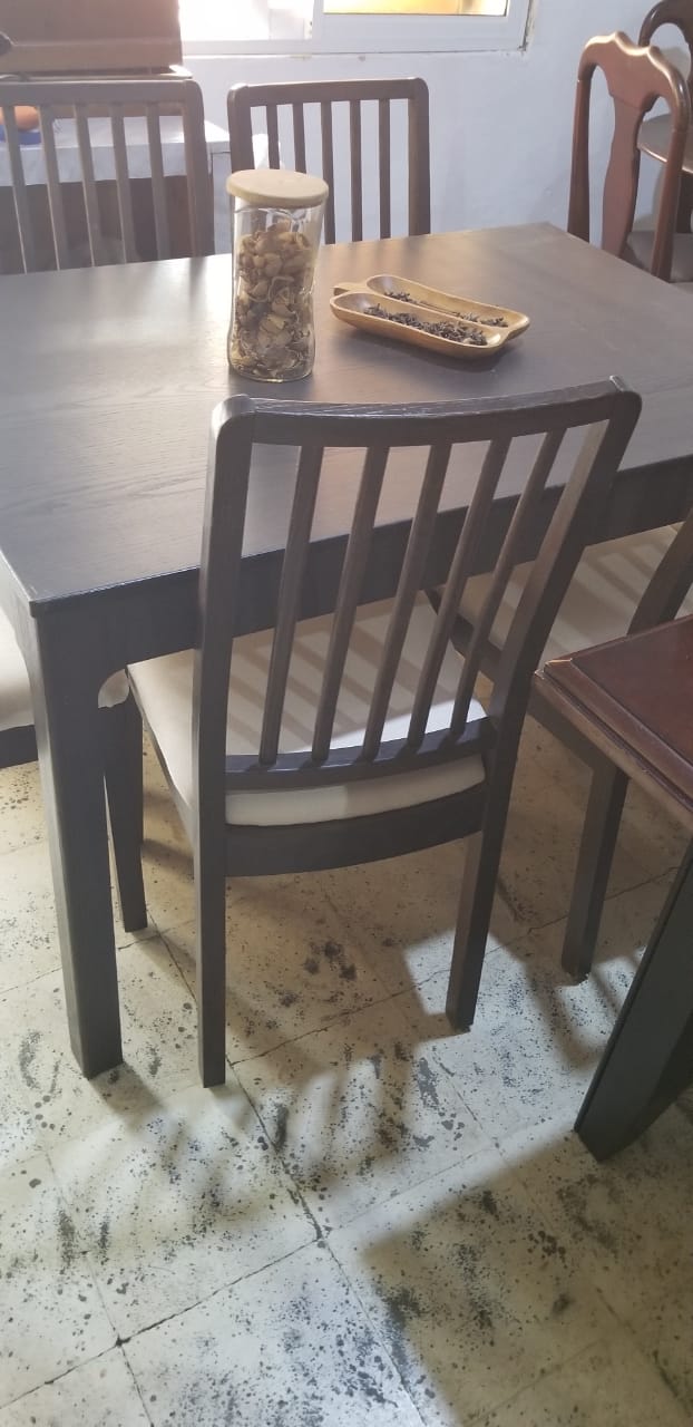 muebles y colchones - comedor usado 6 sillas importados ni roto ni flojo bien de pintura  5