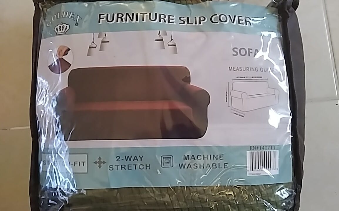 decoración y accesorios - Forro Sofa color ver grisaceo Strech 1