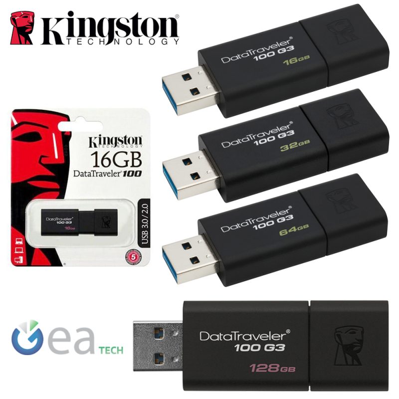 computadoras y laptops - Memoria Usb Pendrive 32 Gb Kingston 3