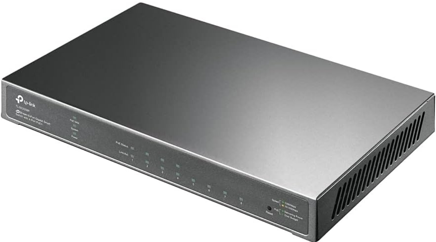 otros electronicos - SWITCH POE TPLINK TL-SG2008 GIGABIT ETHERNET 0