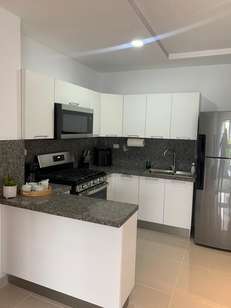 apartamentos - ALQUILER DE APARTAMENTO AMUEBLADO  EN EL EVARISTO MORALES  2