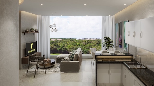 apartamentos - Venta de apartamentos de lujo en punta cana cerca de la playa zona turística  1