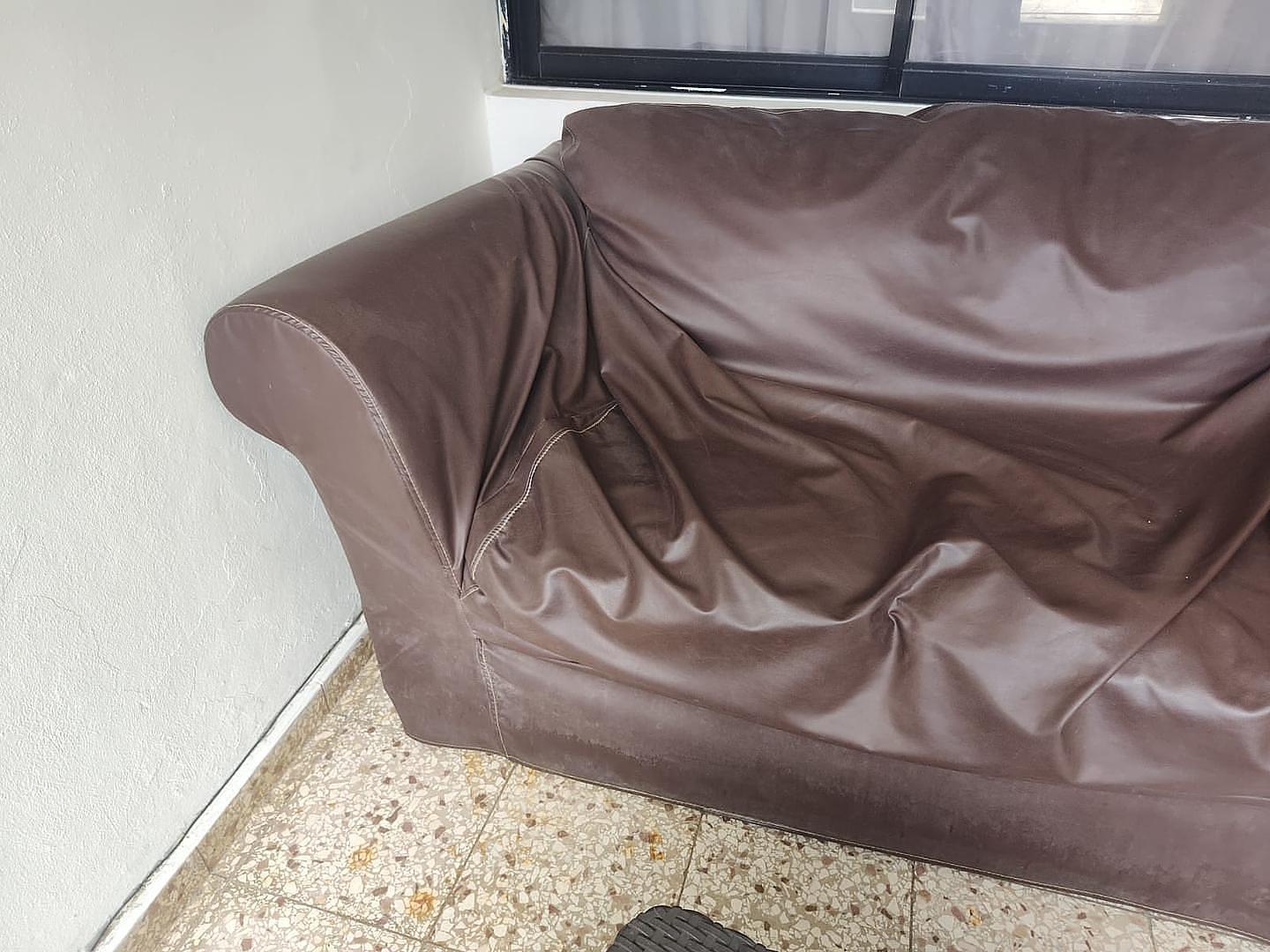 muebles y colchones - Muebles con forro marrón