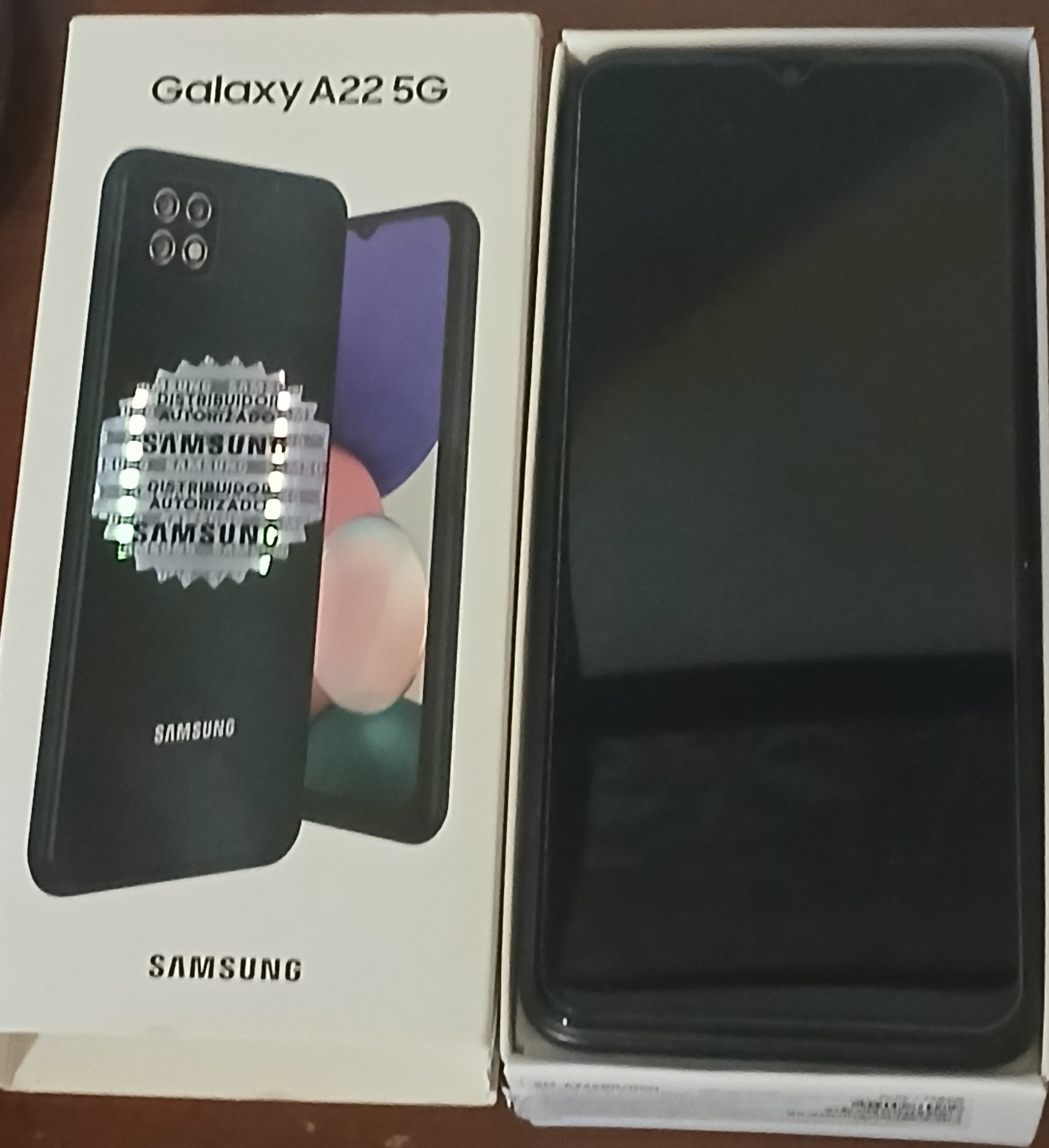 celulares y tabletas - Samsung Galaxy A22 5G Negro Desbloqueado  0