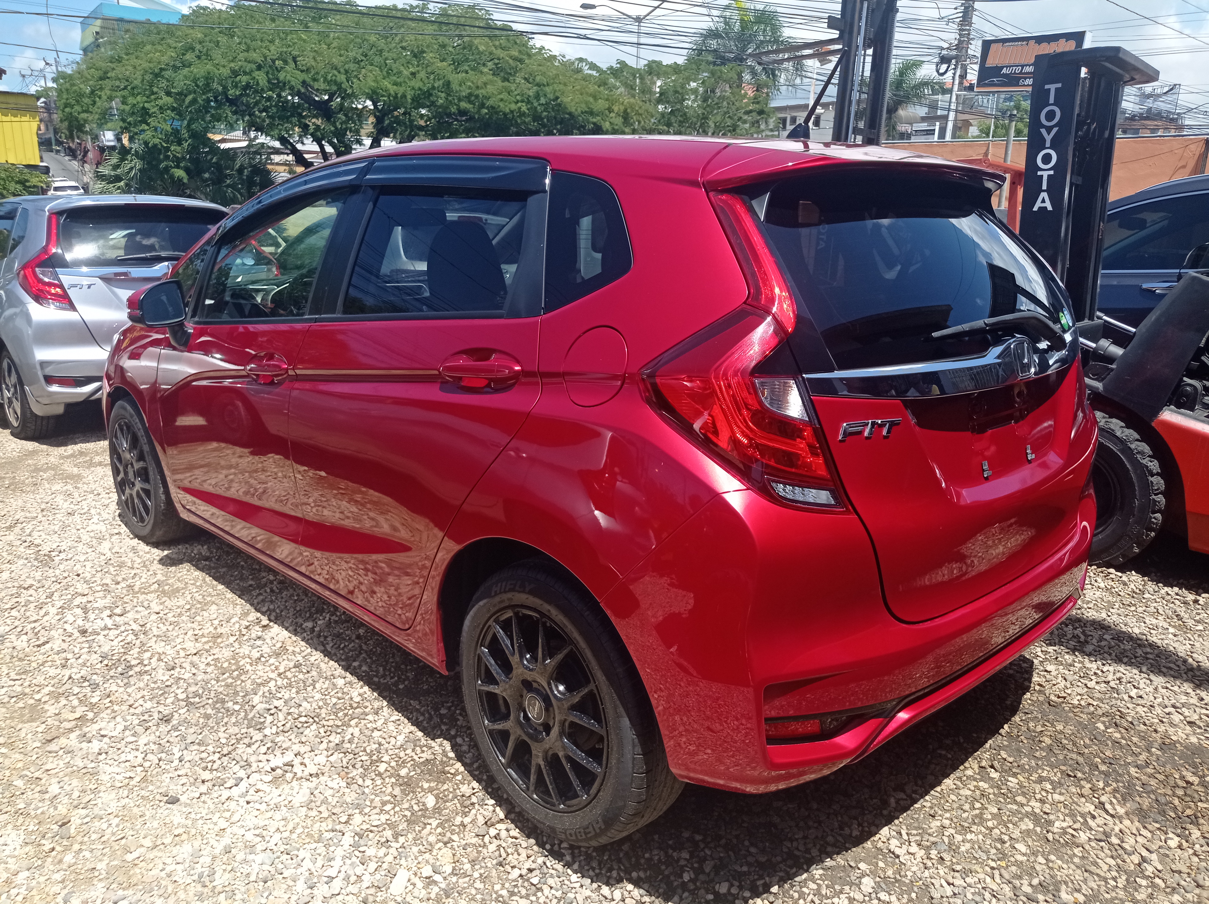 carros - Honda  Fit  Roja 2018 LX Sistema eco 🌿 79204 kiló 2