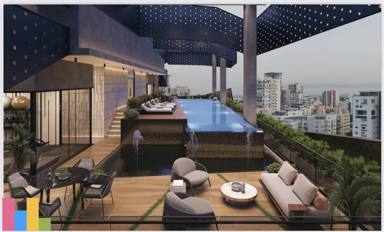 apartamentos - TORRE EN GAZCUE DE 1 Y 2 HABITACIONES 9