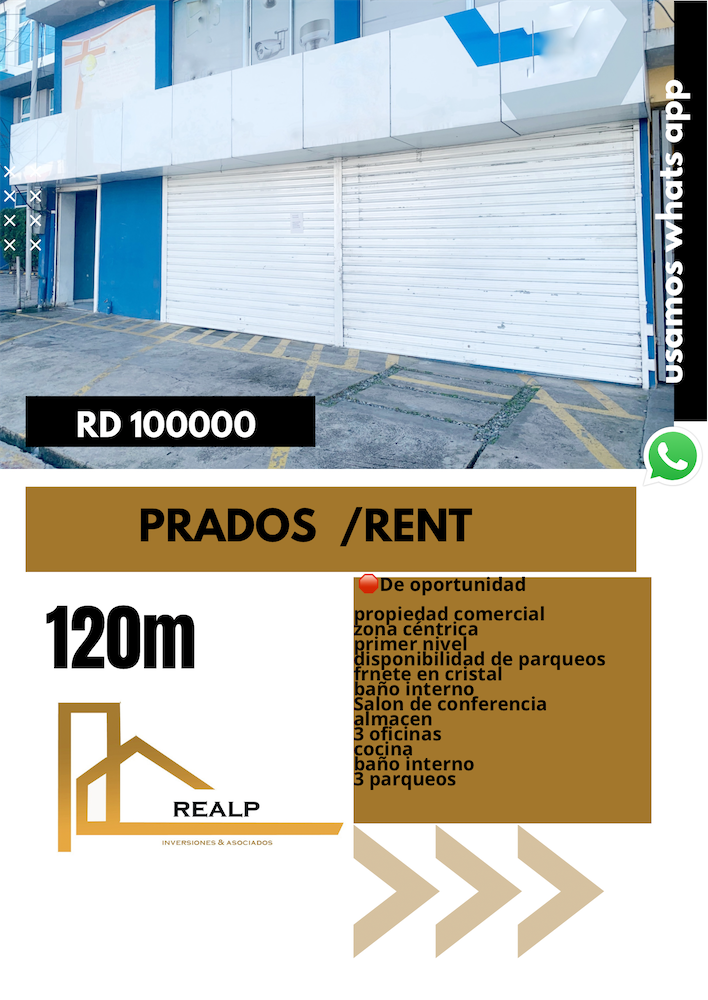 oficinas y locales comerciales - Local en primer nivel prados  0