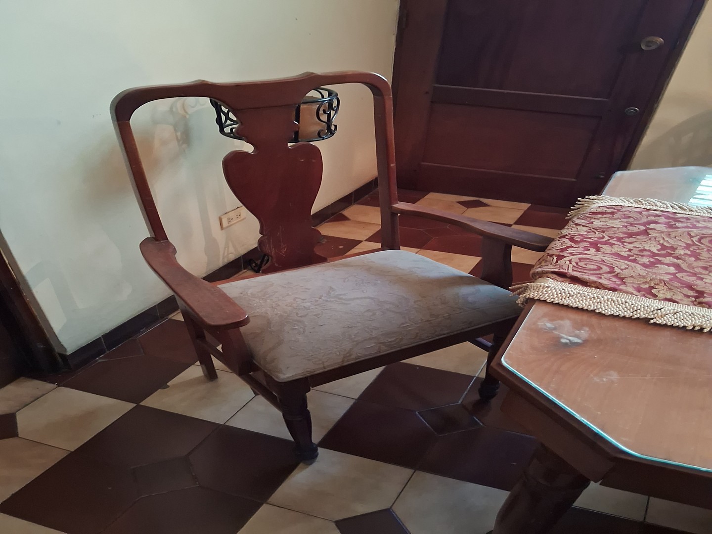 muebles y colchones - Comedor de Caoba Natural de 6 sillas 3