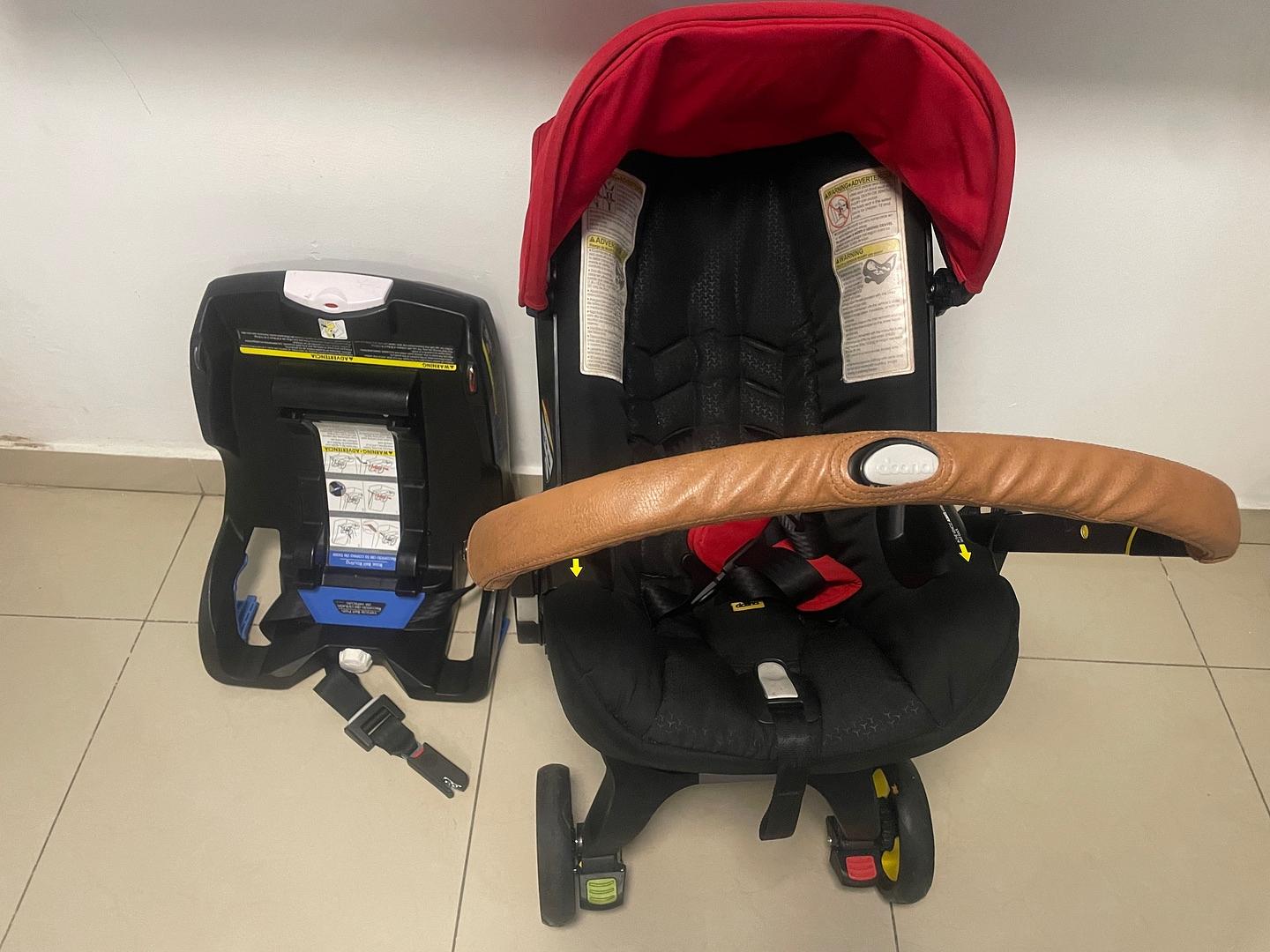 coches y sillas - Coche Donna original, excelente condiciones y varios accesorios incluidos. 1