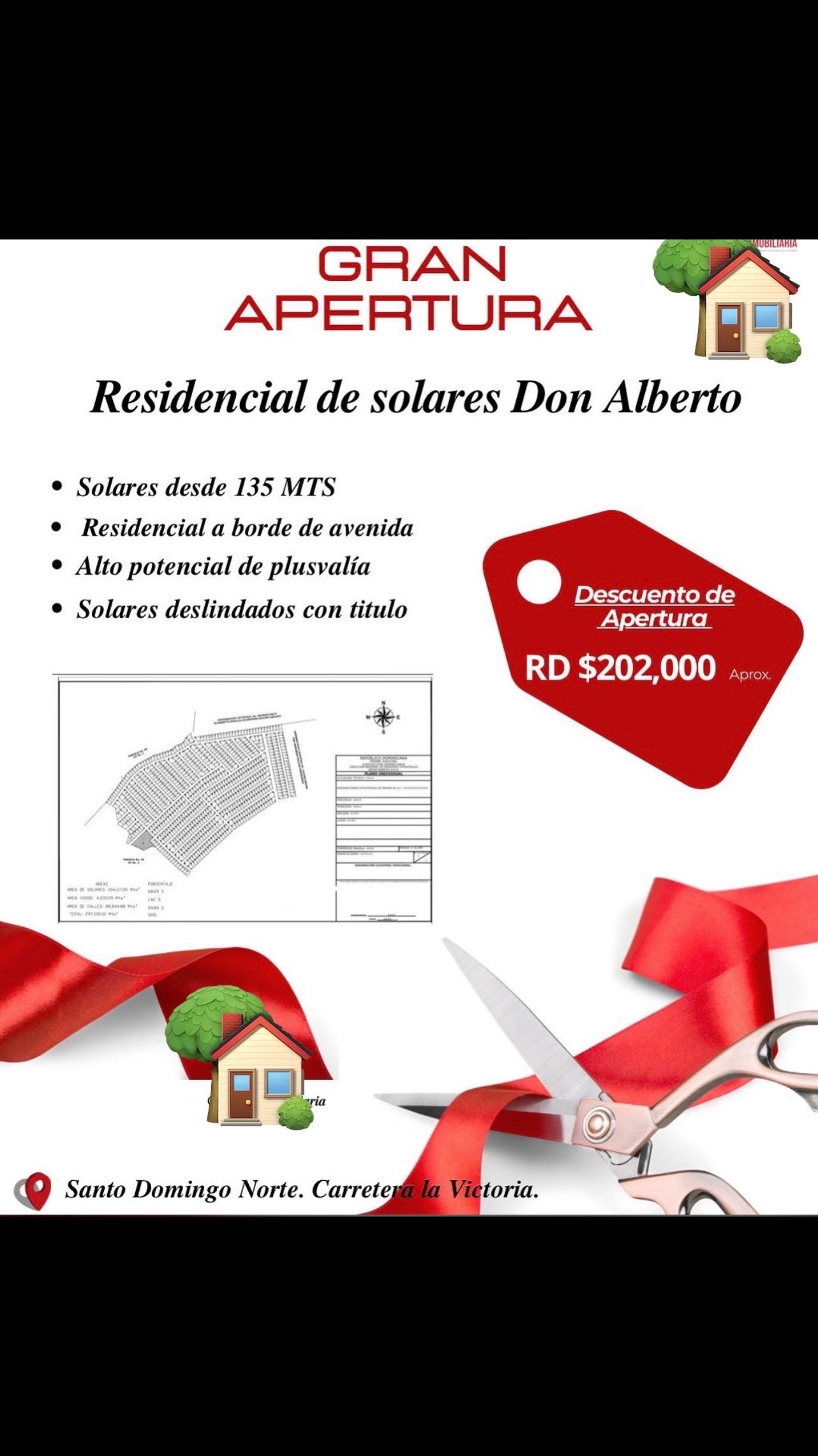 solares y terrenos - Solares en venta en Santo Domingo norte  0