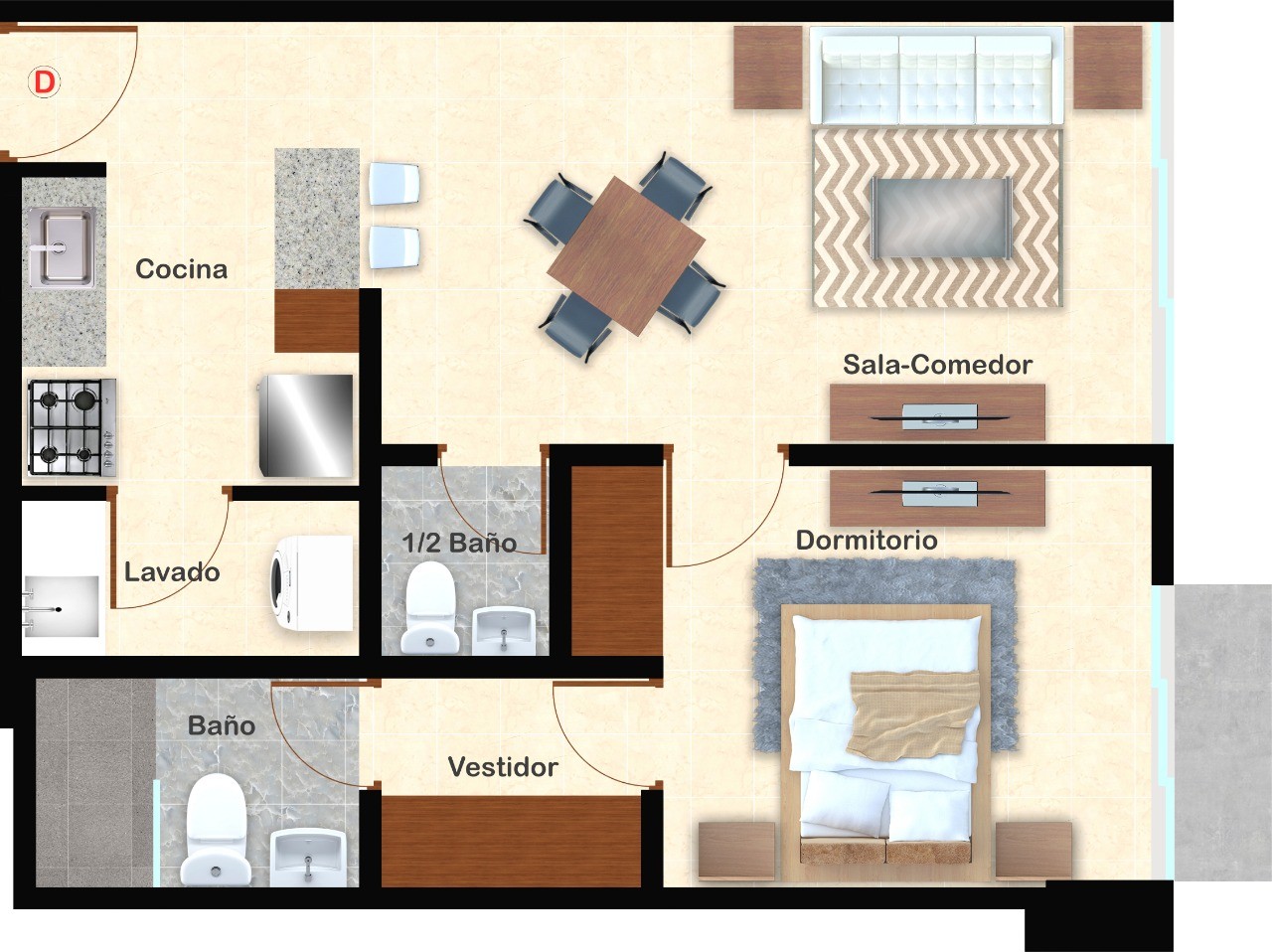 apartamentos - Proyecto de apartamentos en Evaristo Morales 7